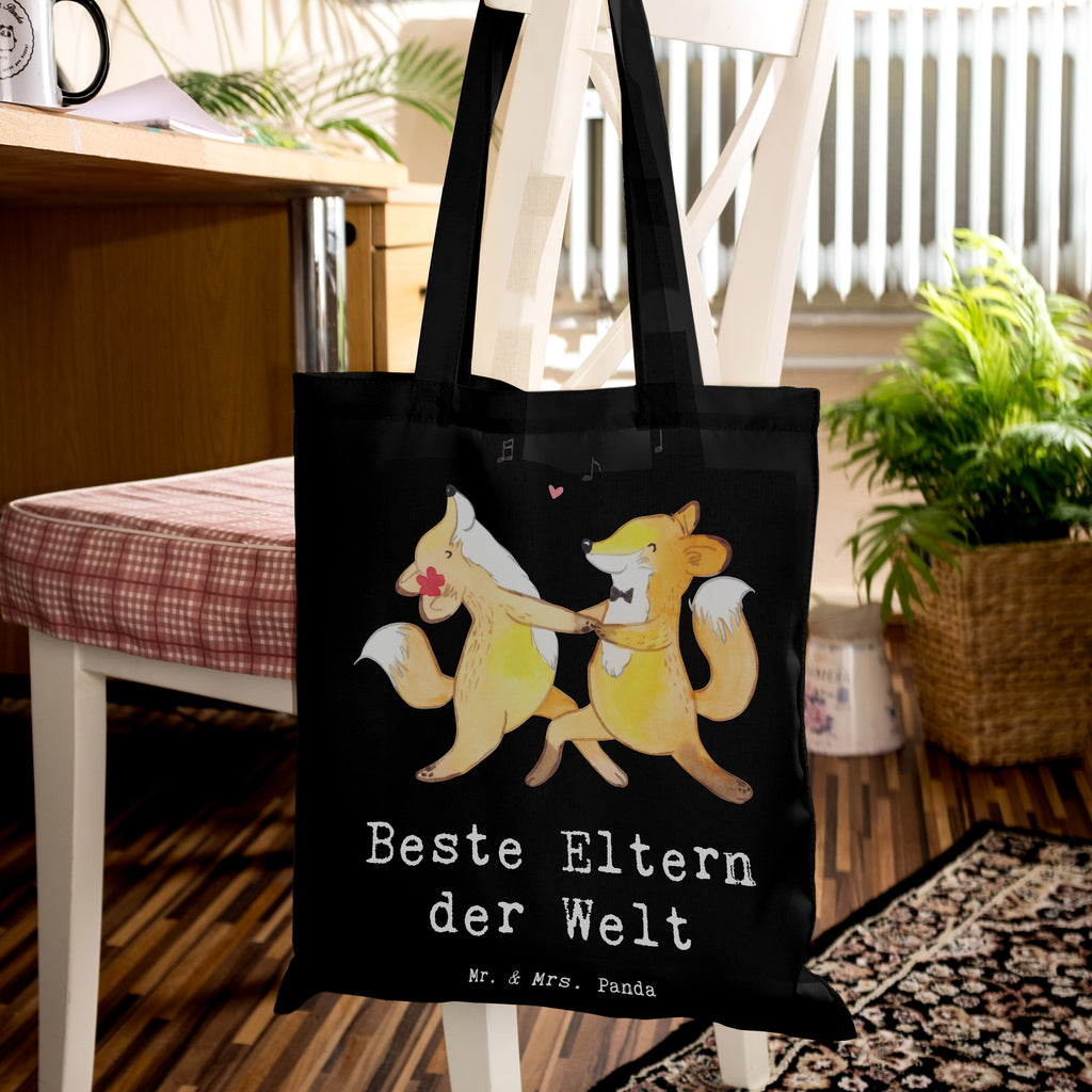 Tragetasche Fuchs Beste Eltern der Welt Beuteltasche, Beutel, Einkaufstasche, Jutebeutel, Stoffbeutel, Tasche, Shopper, Umhängetasche, Strandtasche, Schultertasche, Stofftasche, Tragetasche, Badetasche, Jutetasche, Einkaufstüte, Laptoptasche, für, Dankeschön, Geschenk, Schenken, Geburtstag, Geburtstagsgeschenk, Geschenkidee, Danke, Bedanken, Mitbringsel, Freude machen, Geschenktipp, Eltern, Mama, Papa, Erzeuger, Mami, Papi, Familie, Elternpaar, Mama und Papa