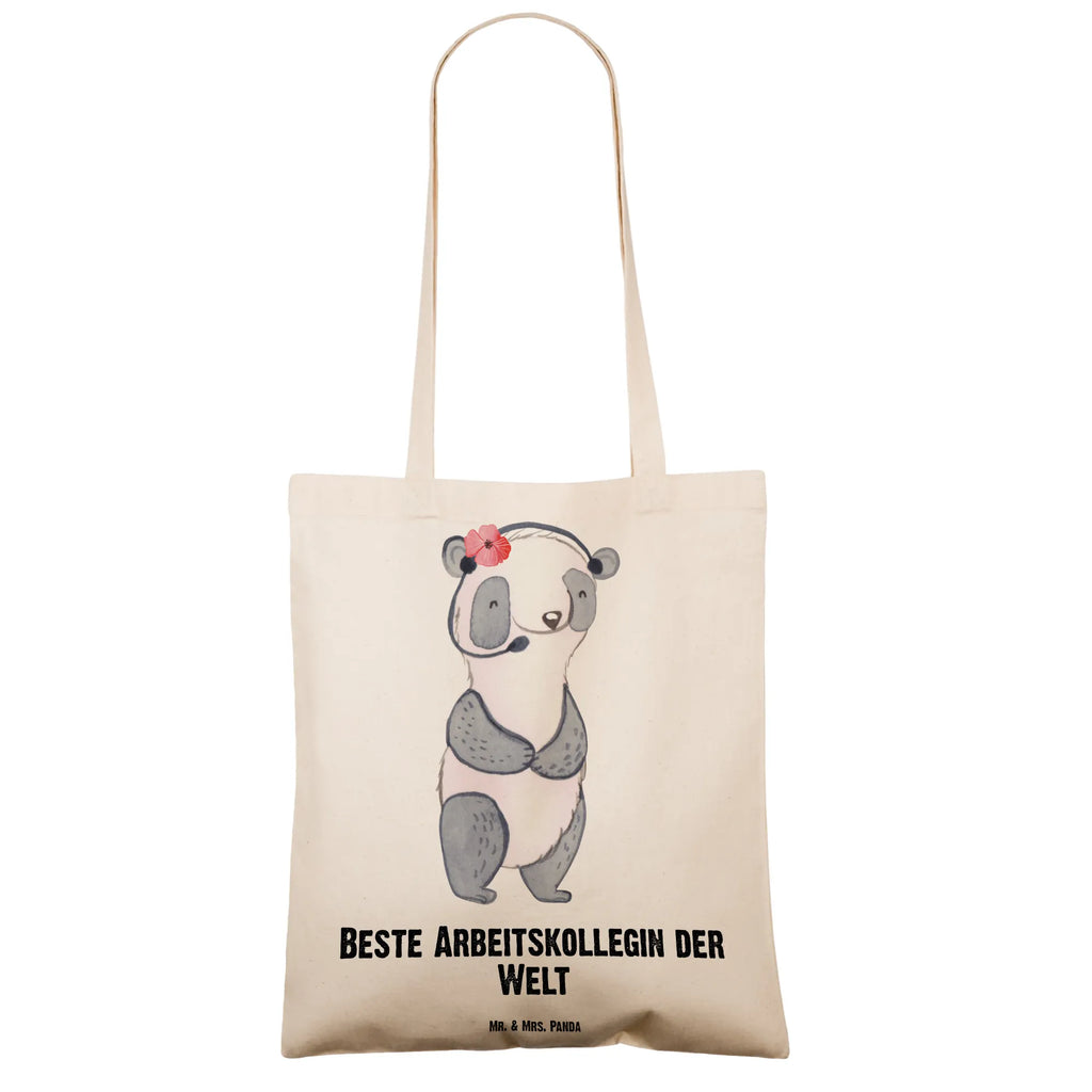 Tragetasche Panda Beste Arbeitskollegin der Welt Beuteltasche, Beutel, Einkaufstasche, Jutebeutel, Stoffbeutel, Tasche, Shopper, Umhängetasche, Strandtasche, Schultertasche, Stofftasche, Tragetasche, Badetasche, Jutetasche, Einkaufstüte, Laptoptasche, für, Dankeschön, Geschenk, Schenken, Geburtstag, Geburtstagsgeschenk, Geschenkidee, Danke, Bedanken, Mitbringsel, Freude machen, Geschenktipp, Arbeitskollegin, Kollegin, Freundin, Büro, Abschiedsgeschenk, Ruhestand, Arbeit, Mitarbeiterin, Berufsgenossin, Beruf