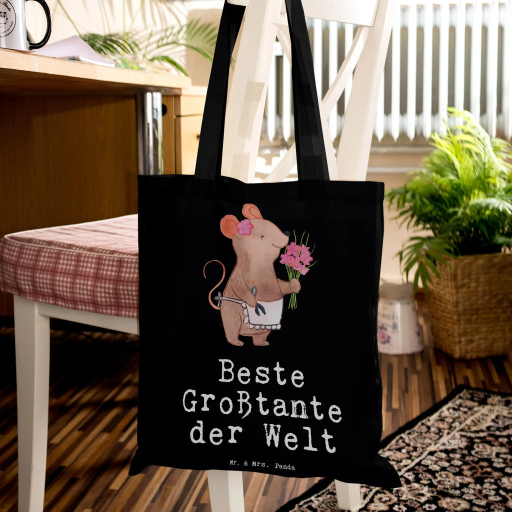 Tragetasche Maus Beste Großtante der Welt Beuteltasche, Beutel, Einkaufstasche, Jutebeutel, Stoffbeutel, Tasche, Shopper, Umhängetasche, Strandtasche, Schultertasche, Stofftasche, Tragetasche, Badetasche, Jutetasche, Einkaufstüte, Laptoptasche, für, Dankeschön, Geschenk, Schenken, Geburtstag, Geburtstagsgeschenk, Geschenkidee, Danke, Bedanken, Mitbringsel, Freude machen, Geschenktipp, Großtante, Grosstante, Tante, Lieblingstante, Familie, Schwester, Tanten, Kleinigkeit, Beste, Nichte, Neffe, Groß