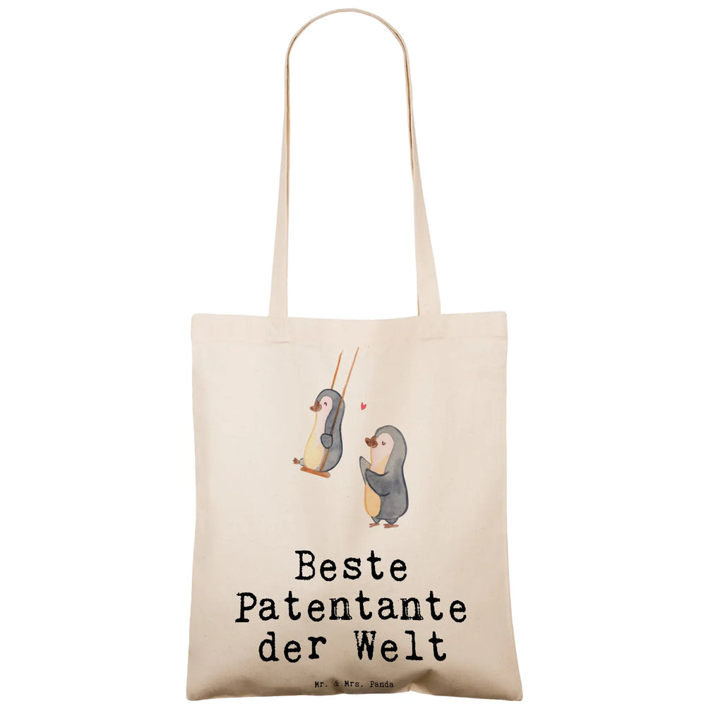 Tragetasche Pinguin Beste Patentante der Welt Beuteltasche, Beutel, Einkaufstasche, Jutebeutel, Stoffbeutel, Tasche, Shopper, Umhängetasche, Strandtasche, Schultertasche, Stofftasche, Tragetasche, Badetasche, Jutetasche, Einkaufstüte, Laptoptasche, für, Dankeschön, Geschenk, Schenken, Geburtstag, Geburtstagsgeschenk, Geschenkidee, Danke, Bedanken, Mitbringsel, Freude machen, Geschenktipp, Patentante, Paten Tante, Lieblingstante, Taufpartner, Taufe, Familie, Kleinigkeit, Nichte, Neffe