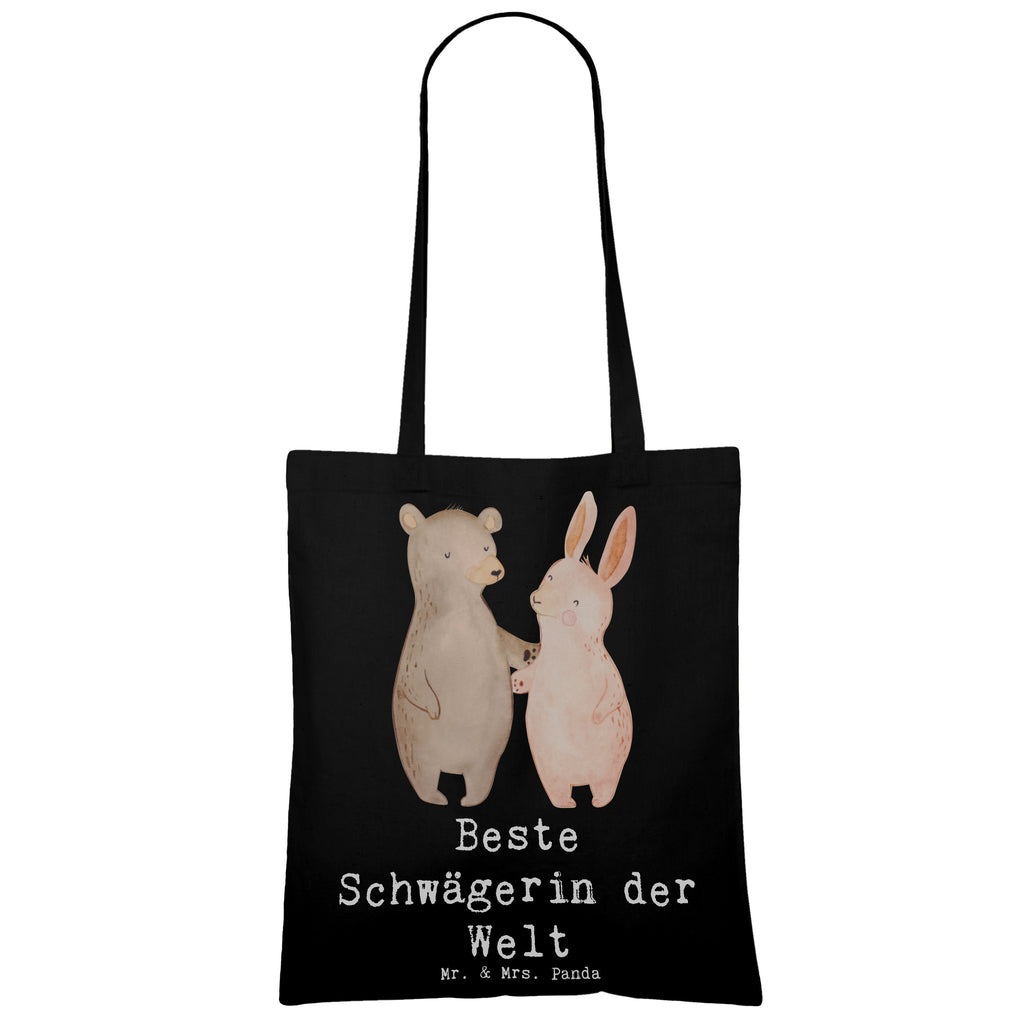 Tragetasche Hase Beste Schwägerin der Welt Beuteltasche, Beutel, Einkaufstasche, Jutebeutel, Stoffbeutel, Tasche, Shopper, Umhängetasche, Strandtasche, Schultertasche, Stofftasche, Tragetasche, Badetasche, Jutetasche, Einkaufstüte, Laptoptasche, für, Dankeschön, Geschenk, Schenken, Geburtstag, Geburtstagsgeschenk, Geschenkidee, Danke, Bedanken, Mitbringsel, Freude machen, Geschenktipp, Mitbewohnerin, WG, Zimmernachbarin, Wohngemeinschaft, WG-Bewohnerin, Zimmerkollegin, Zimmergenossin, Stubenkameradin