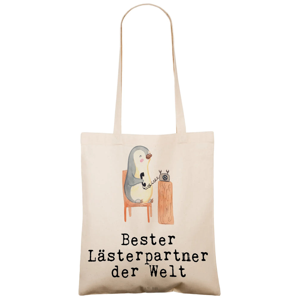 Tragetasche Pinguin Bester Lästerpartner der Welt Beuteltasche, Beutel, Einkaufstasche, Jutebeutel, Stoffbeutel, Tasche, Shopper, Umhängetasche, Strandtasche, Schultertasche, Stofftasche, Tragetasche, Badetasche, Jutetasche, Einkaufstüte, Laptoptasche, für, Dankeschön, Geschenk, Schenken, Geburtstag, Geburtstagsgeschenk, Geschenkidee, Danke, Bedanken, Mitbringsel, Freude machen, Geschenktipp, Lästerpartner, Lesterpartner, lestern, Lästerschwester, Lästern, beste Freundin, Freundin, Spaß, bff