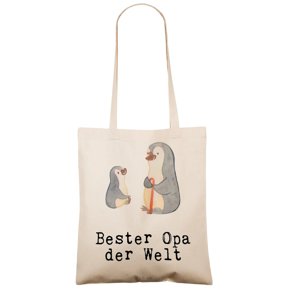 Tragetasche Pinguin Bester Opa der Welt Beuteltasche, Beutel, Einkaufstasche, Jutebeutel, Stoffbeutel, Tasche, Shopper, Umhängetasche, Strandtasche, Schultertasche, Stofftasche, Tragetasche, Badetasche, Jutetasche, Einkaufstüte, Laptoptasche, für, Dankeschön, Geschenk, Schenken, Geburtstag, Geburtstagsgeschenk, Geschenkidee, Danke, Bedanken, Mitbringsel, Freude machen, Geschenktipp, Großvater, Grossvater, Opa, Opi. Großpapa, Großeltern, Enkel, Enkelin, Enkelkind, Kleinigkeit, Oppa, Oppi, Bester