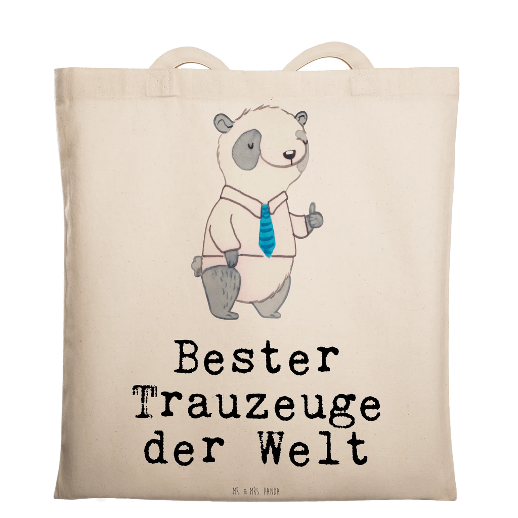 Tragetasche Panda Bester Trauzeuge der Welt Beuteltasche, Beutel, Einkaufstasche, Jutebeutel, Stoffbeutel, Tasche, Shopper, Umhängetasche, Strandtasche, Schultertasche, Stofftasche, Tragetasche, Badetasche, Jutetasche, Einkaufstüte, Laptoptasche, für, Dankeschön, Geschenk, Schenken, Geburtstag, Geburtstagsgeschenk, Geschenkidee, Danke, Bedanken, Mitbringsel, Freude machen, Geschenktipp, Trauzeuge, Trauhzeuge, Hochzeit, Heirat, JGA, Trauung, Kirche, Standesamt, Braut, Bräutigam