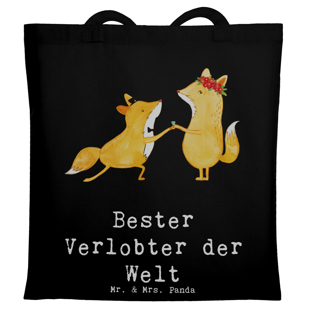 Tragetasche Fuchs Bester Verlobter der Welt Beuteltasche, Beutel, Einkaufstasche, Jutebeutel, Stoffbeutel, Tasche, Shopper, Umhängetasche, Strandtasche, Schultertasche, Stofftasche, Tragetasche, Badetasche, Jutetasche, Einkaufstüte, Laptoptasche, für, Dankeschön, Geschenk, Schenken, Geburtstag, Geburtstagsgeschenk, Geschenkidee, Danke, Bedanken, Mitbringsel, Freude machen, Geschenktipp, Verlobter, Verloben, Verlobung, Traummann, Mann, Freund, Ehemann, Zukünftiger, Hochzeit, Ehe