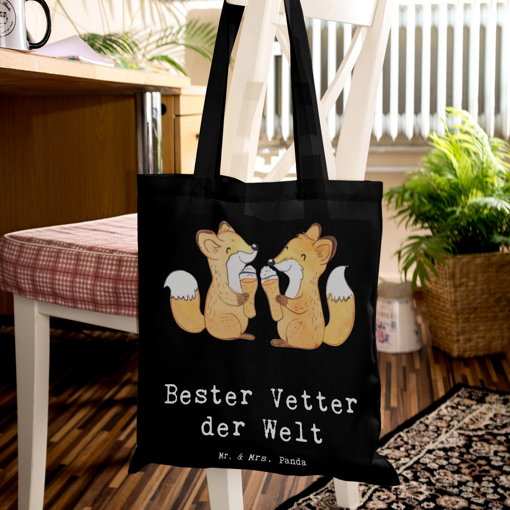 Tragetasche Fuchs Bester Vetter der Welt Beuteltasche, Beutel, Einkaufstasche, Jutebeutel, Stoffbeutel, Tasche, Shopper, Umhängetasche, Strandtasche, Schultertasche, Stofftasche, Tragetasche, Badetasche, Jutetasche, Einkaufstüte, Laptoptasche, für, Dankeschön, Geschenk, Schenken, Geburtstag, Geburtstagsgeschenk, Geschenkidee, Danke, Bedanken, Mitbringsel, Freude machen, Geschenktipp, Vetter, Cousin, Kousin, Sohn von Onkel, Sohn von Tante, Familie, Verwandtschaft, Cousine