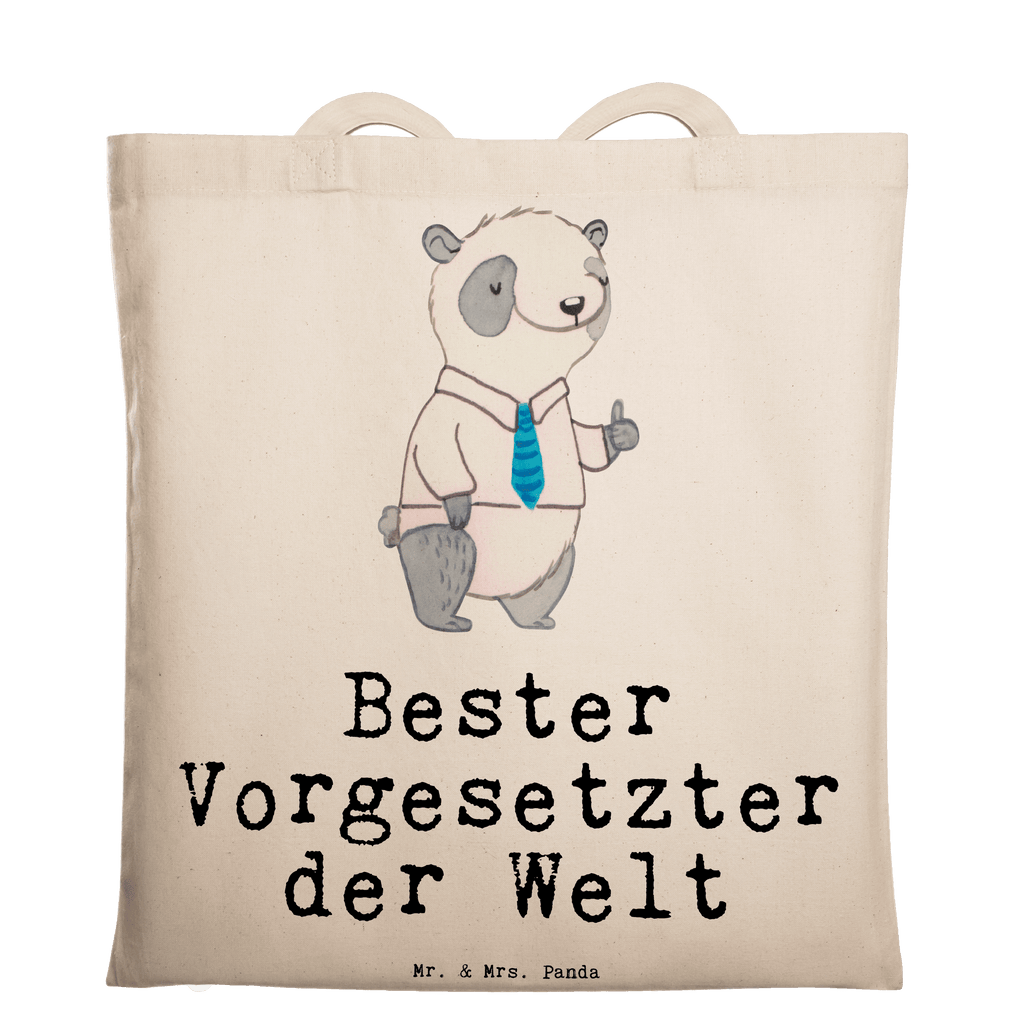 Tragetasche Panda Bester Vorgesetzter der Welt Beuteltasche, Beutel, Einkaufstasche, Jutebeutel, Stoffbeutel, Tasche, Shopper, Umhängetasche, Strandtasche, Schultertasche, Stofftasche, Tragetasche, Badetasche, Jutetasche, Einkaufstüte, Laptoptasche, für, Dankeschön, Geschenk, Schenken, Geburtstag, Geburtstagsgeschenk, Geschenkidee, Danke, Bedanken, Mitbringsel, Freude machen, Geschenktipp, Chef, Boss, Abschiedsgeschenk, Abteilungsleiter, Kollege, Vorgesetzter, Vorgesetzte, Arbeit, Leiter, Arbeitgeber, Führungskraft