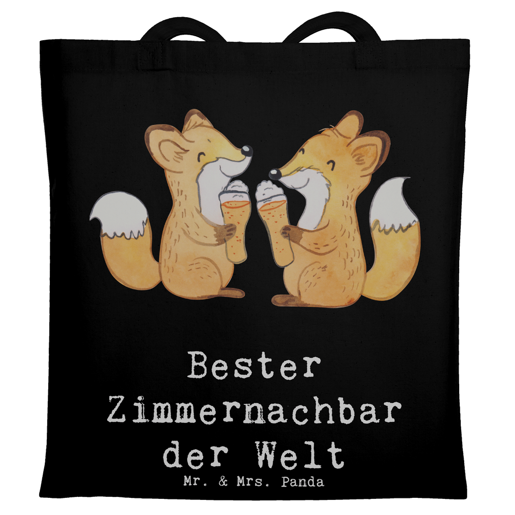 Tragetasche Fuchs Bester Zimmernachbar der Welt Beuteltasche, Beutel, Einkaufstasche, Jutebeutel, Stoffbeutel, Tasche, Shopper, Umhängetasche, Strandtasche, Schultertasche, Stofftasche, Tragetasche, Badetasche, Jutetasche, Einkaufstüte, Laptoptasche, für, Dankeschön, Geschenk, Schenken, Geburtstag, Geburtstagsgeschenk, Geschenkidee, Danke, Bedanken, Mitbringsel, Freude machen, Geschenktipp, Zimmernachbar, Zimmernachbarn, Zimmer, Krankenhaus, Patient, Kollegin, Wohnheim, Nachbar, WG, Studentenwohnheim