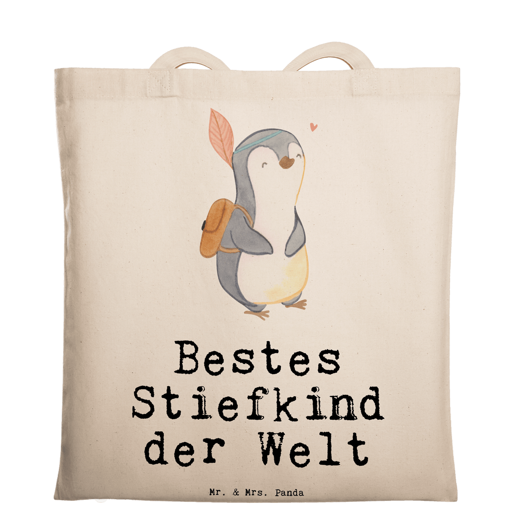 Tragetasche Pinguin Bestes Stiefkind der Welt Beuteltasche, Beutel, Einkaufstasche, Jutebeutel, Stoffbeutel, Tasche, Shopper, Umhängetasche, Strandtasche, Schultertasche, Stofftasche, Tragetasche, Badetasche, Jutetasche, Einkaufstüte, Laptoptasche, für, Dankeschön, Geschenk, Schenken, Geburtstag, Geburtstagsgeschenk, Geschenkidee, Danke, Bedanken, Mitbringsel, Freude machen, Geschenktipp, Stiefkind, angeheiratet, Kinder, Kind, Kid, Kids, Kiddy, Bestes, Tochter, Sohn, Nachwuchs, Geburt, Liebling, Taufe