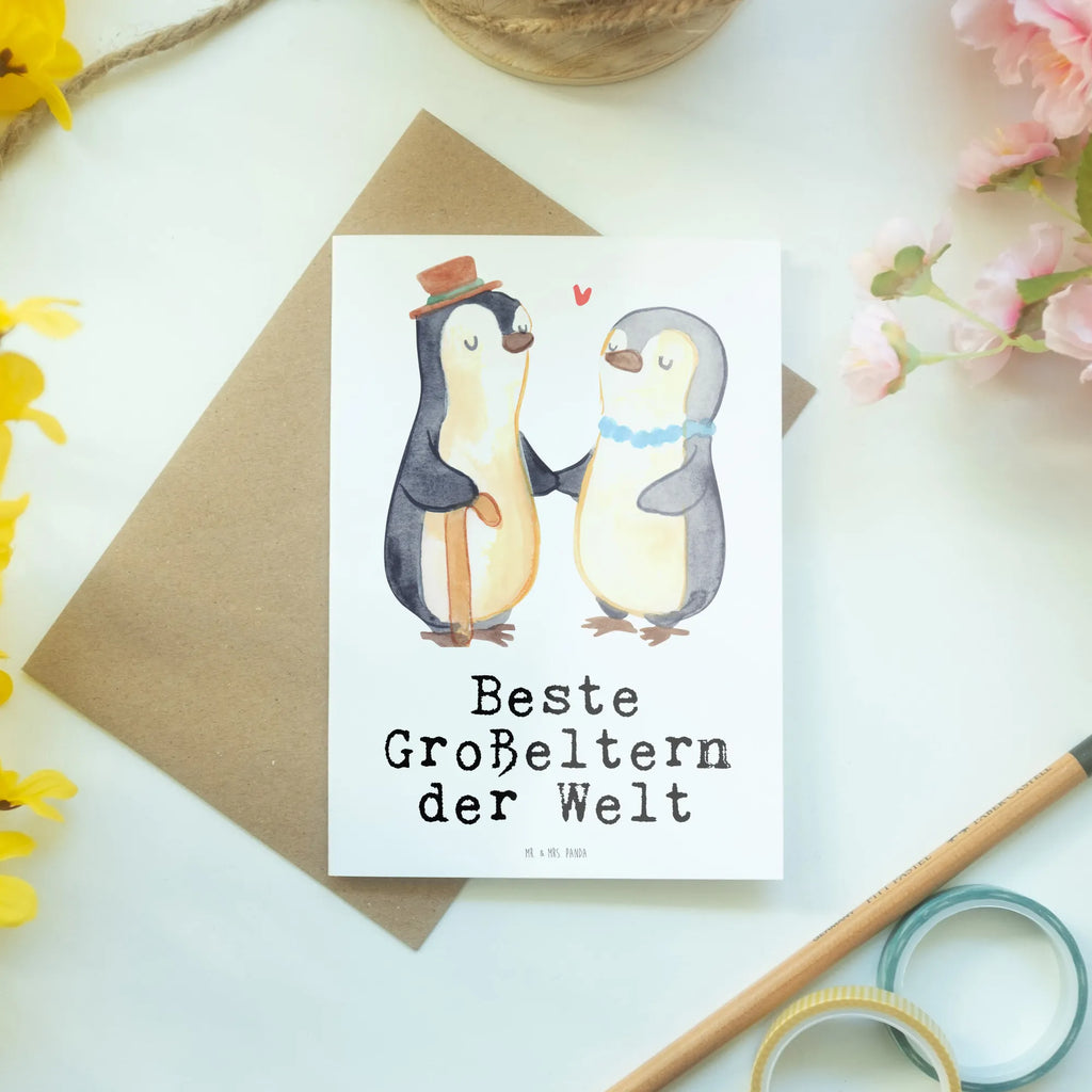 Grußkarte Pinguin Beste Großeltern der Welt Grußkarte, Klappkarte, Einladungskarte, Glückwunschkarte, Hochzeitskarte, Geburtstagskarte, Karte, Ansichtskarten, für, Dankeschön, Geschenk, Schenken, Geburtstag, Geburtstagsgeschenk, Geschenkidee, Danke, Bedanken, Mitbringsel, Freude machen, Geschenktipp, Großeltern, Grosseltern, Großmutter, Großvater, Opa, Omi, Oma, Opi. Großpapa, Großmama, Enkel, Enkelin, Enkelkind, Kleinigkeit, Omma, Ommi, Oppa, Oppi, Bester