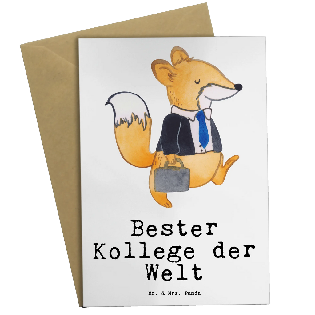 Grußkarte Fuchs Bester Kollege der Welt Grußkarte, Klappkarte, Einladungskarte, Glückwunschkarte, Hochzeitskarte, Geburtstagskarte, Karte, Ansichtskarten, für, Dankeschön, Geschenk, Schenken, Geburtstag, Geburtstagsgeschenk, Geschenkidee, Danke, Bedanken, Mitbringsel, Freude machen, Geschenktipp, Arbeitskollege, Kollege, Büro, Abschiedsgeschenk, Ruhestand, Arbeit, Mitarbeiter, Berufsgenosse, Beruf