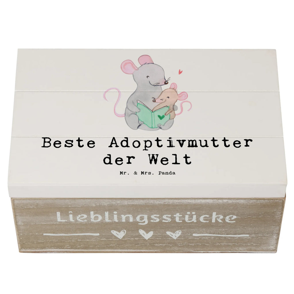 Holzkiste Maus Beste Adoptivmutter der Welt Holzkiste, Kiste, Schatzkiste, Truhe, Schatulle, XXL, Erinnerungsbox, Erinnerungskiste, Dekokiste, Aufbewahrungsbox, Geschenkbox, Geschenkdose, für, Dankeschön, Geschenk, Schenken, Geburtstag, Geburtstagsgeschenk, Geschenkidee, Danke, Bedanken, Mitbringsel, Freude machen, Geschenktipp, Adoptivmutter, Adoptivmama, adoptiert, Mama, Mami, Mutter, Muttertag, Mutti, Ma, Tochter, Sohn, Beste Mama, Beste, Supermama