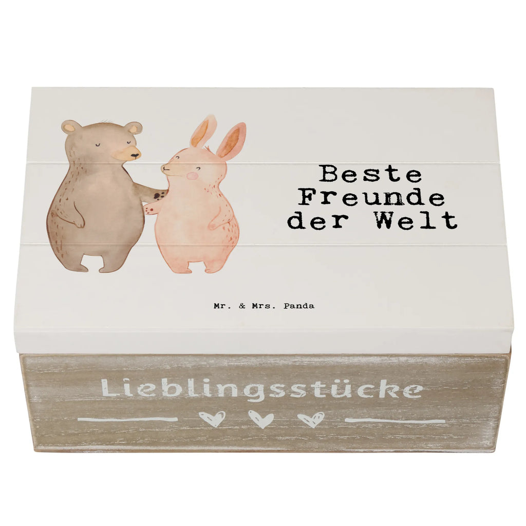 Holzkiste Hase Beste Freunde der Welt Holzkiste, Kiste, Schatzkiste, Truhe, Schatulle, XXL, Erinnerungsbox, Erinnerungskiste, Dekokiste, Aufbewahrungsbox, Geschenkbox, Geschenkdose, für, Dankeschön, Geschenk, Schenken, Geburtstag, Geburtstagsgeschenk, Geschenkidee, Danke, Bedanken, Mitbringsel, Freude machen, Geschenktipp, Freunde, best friends, Freundschaft, Freundin, Freund, Clique, Kumpel, bae, bff