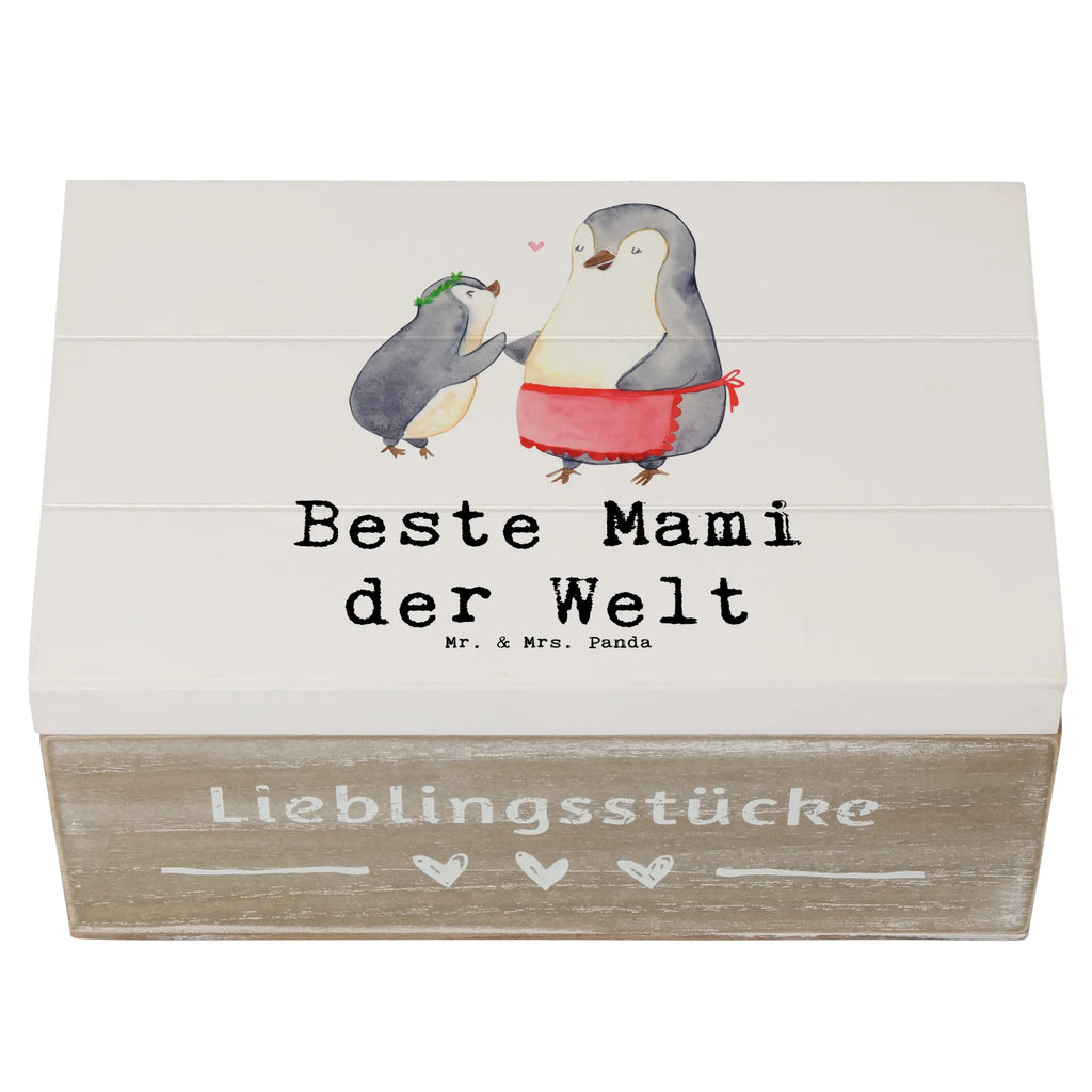 Holzkiste Pinguin Beste Mami der Welt Holzkiste, Kiste, Schatzkiste, Truhe, Schatulle, XXL, Erinnerungsbox, Erinnerungskiste, Dekokiste, Aufbewahrungsbox, Geschenkbox, Geschenkdose, für, Dankeschön, Geschenk, Schenken, Geburtstag, Geburtstagsgeschenk, Geschenkidee, Danke, Bedanken, Mitbringsel, Freude machen, Geschenktipp, Mama, Mami, Mutter, Muttertag, Mutti, Ma, Tochter, Sohn, Beste Mama, Beste, Supermama