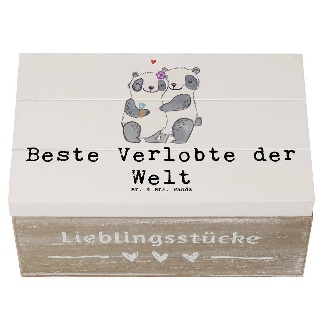 Holzkiste Panda Beste Verlobte der Welt Holzkiste, Kiste, Schatzkiste, Truhe, Schatulle, XXL, Erinnerungsbox, Erinnerungskiste, Dekokiste, Aufbewahrungsbox, Geschenkbox, Geschenkdose, für, Dankeschön, Geschenk, Schenken, Geburtstag, Geburtstagsgeschenk, Geschenkidee, Danke, Bedanken, Mitbringsel, Freude machen, Geschenktipp, Verlobte, Verloben, Verlobung, Traumfrau, Frau, Freundin, Ehefrau, Zukünftige, Hochzeit, Ehe