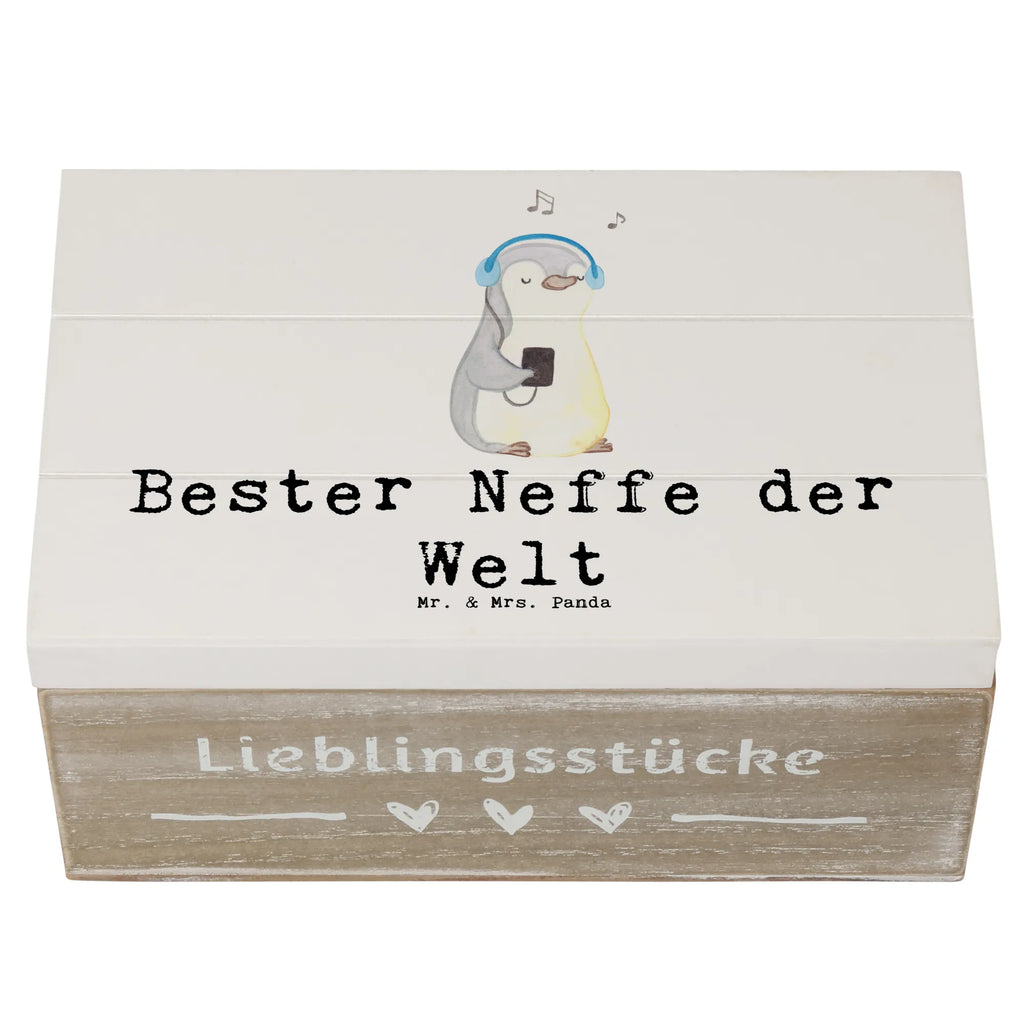 Holzkiste Pinguin Bester Neffe der Welt Holzkiste, Kiste, Schatzkiste, Truhe, Schatulle, XXL, Erinnerungsbox, Erinnerungskiste, Dekokiste, Aufbewahrungsbox, Geschenkbox, Geschenkdose, für, Dankeschön, Geschenk, Schenken, Geburtstag, Geburtstagsgeschenk, Geschenkidee, Danke, Bedanken, Mitbringsel, Freude machen, Geschenktipp, Neffe, Onkel, Tante, Patentante, Patentonkel, Patenkind, Taufe, Sohn der Schwester, Sohn des Bruders, Bester