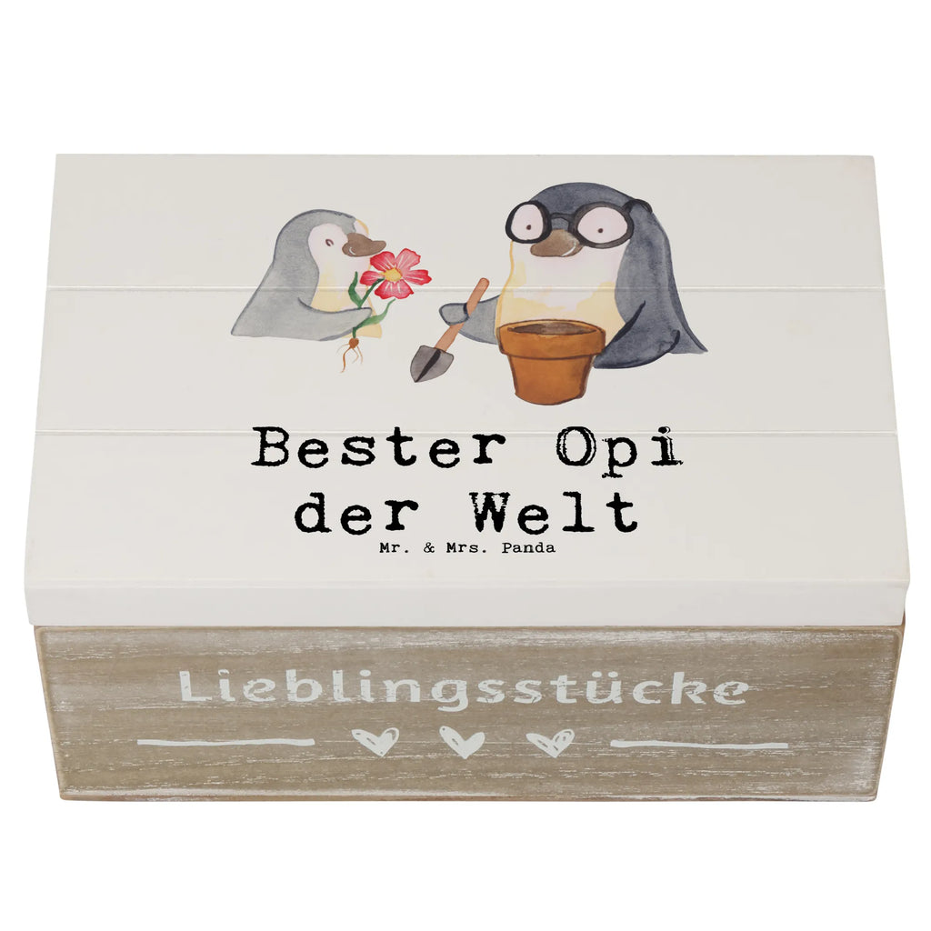 Holzkiste Pinguin Bester Opi der Welt Holzkiste, Kiste, Schatzkiste, Truhe, Schatulle, XXL, Erinnerungsbox, Erinnerungskiste, Dekokiste, Aufbewahrungsbox, Geschenkbox, Geschenkdose, für, Dankeschön, Geschenk, Schenken, Geburtstag, Geburtstagsgeschenk, Geschenkidee, Danke, Bedanken, Mitbringsel, Freude machen, Geschenktipp, Großvater, Grossvater, Opa, Opi. Großpapa, Großeltern, Nichte, Neffe, Kleinigkeit, Oppa, Oppi, Bester