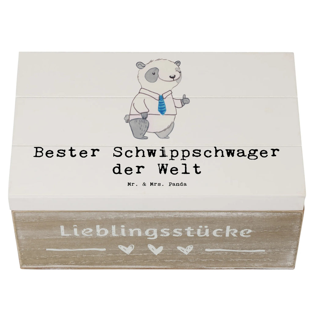 Holzkiste Panda Bester Schwippschwager der Welt Holzkiste, Kiste, Schatzkiste, Truhe, Schatulle, XXL, Erinnerungsbox, Erinnerungskiste, Dekokiste, Aufbewahrungsbox, Geschenkbox, Geschenkdose, für, Dankeschön, Geschenk, Schenken, Geburtstag, Geburtstagsgeschenk, Geschenkidee, Danke, Bedanken, Mitbringsel, Freude machen, Geschenktipp, Schwippschwager, Schwibschwager, Schwipschwager, Schwager, Schwager des Ehepartners, Familie, Verwandtschaft, angeheiratet