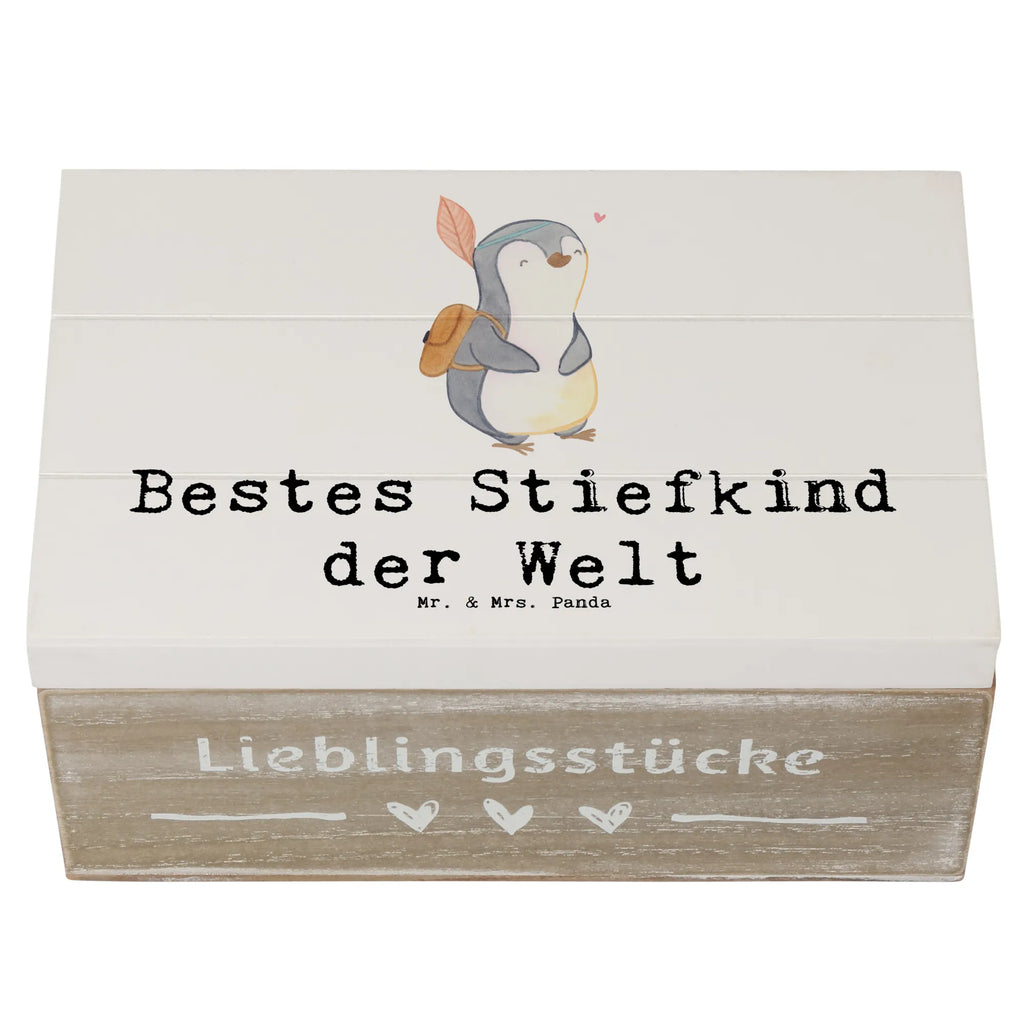 Holzkiste Pinguin Bestes Stiefkind der Welt Holzkiste, Kiste, Schatzkiste, Truhe, Schatulle, XXL, Erinnerungsbox, Erinnerungskiste, Dekokiste, Aufbewahrungsbox, Geschenkbox, Geschenkdose, für, Dankeschön, Geschenk, Schenken, Geburtstag, Geburtstagsgeschenk, Geschenkidee, Danke, Bedanken, Mitbringsel, Freude machen, Geschenktipp, Stiefkind, angeheiratet, Kinder, Kind, Kid, Kids, Kiddy, Bestes, Tochter, Sohn, Nachwuchs, Geburt, Liebling, Taufe