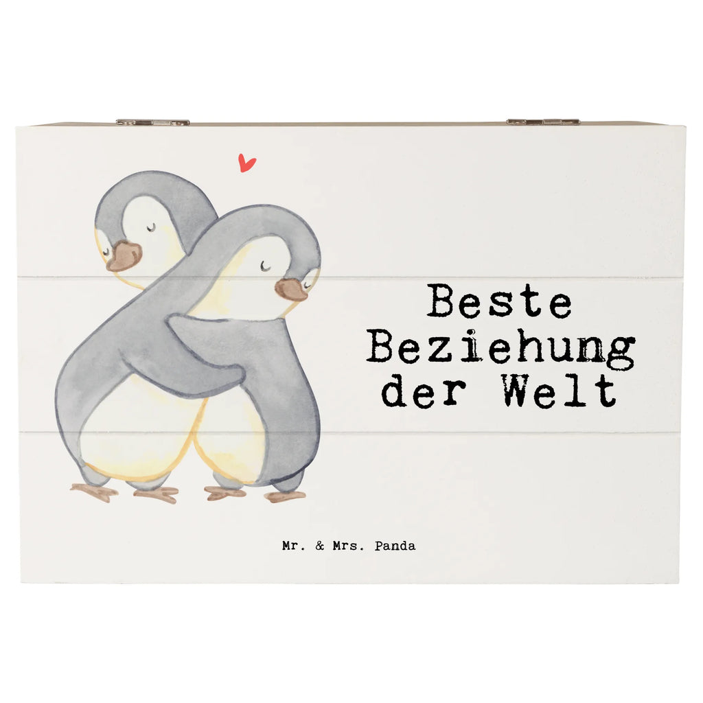 Holzkiste Pinguin Beste Beziehung der Welt Holzkiste, Kiste, Schatzkiste, Truhe, Schatulle, XXL, Erinnerungsbox, Erinnerungskiste, Dekokiste, Aufbewahrungsbox, Geschenkbox, Geschenkdose, für, Dankeschön, Geschenk, Schenken, Geburtstag, Geburtstagsgeschenk, Geschenkidee, Danke, Bedanken, Mitbringsel, Freude machen, Geschenktipp, Beziehung, Zusammen sein, Miteinander gehen, Liebe, Verlieb, Liebesgeschenk