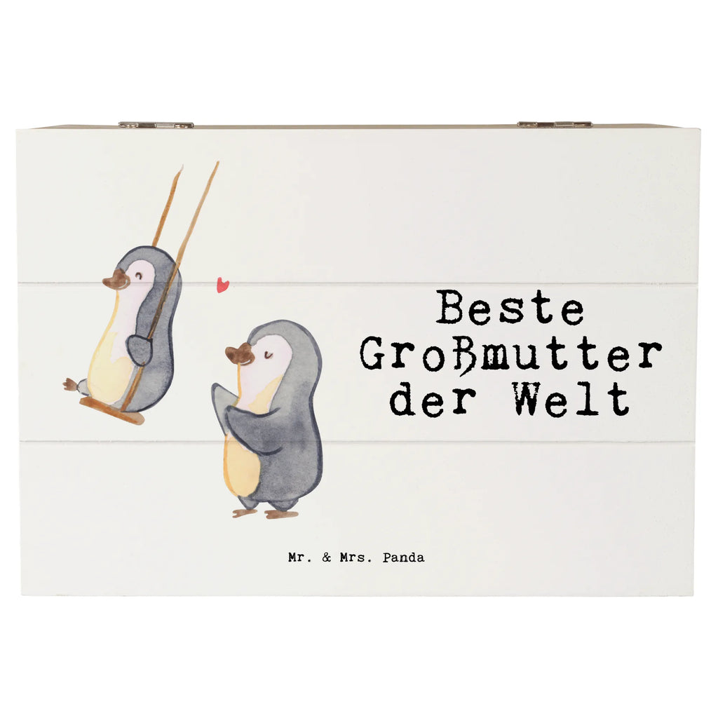 Holzkiste Pinguin Beste Großmutter der Welt Holzkiste, Kiste, Schatzkiste, Truhe, Schatulle, XXL, Erinnerungsbox, Erinnerungskiste, Dekokiste, Aufbewahrungsbox, Geschenkbox, Geschenkdose, für, Dankeschön, Geschenk, Schenken, Geburtstag, Geburtstagsgeschenk, Geschenkidee, Danke, Bedanken, Mitbringsel, Freude machen, Geschenktipp, Großmutter, Omi, Oma, Oma geworden, Grosseltern