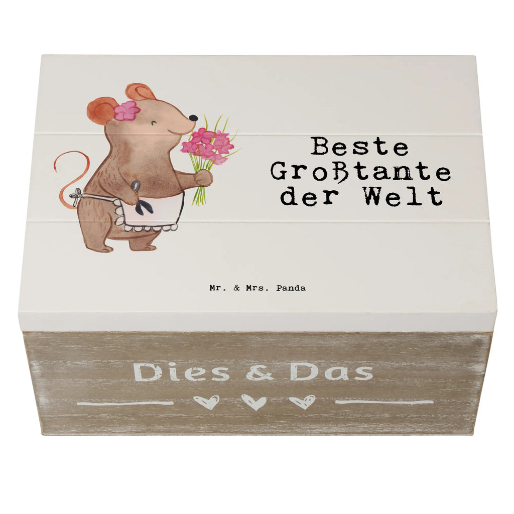 Holzkiste Maus Beste Großtante der Welt Holzkiste, Kiste, Schatzkiste, Truhe, Schatulle, XXL, Erinnerungsbox, Erinnerungskiste, Dekokiste, Aufbewahrungsbox, Geschenkbox, Geschenkdose, für, Dankeschön, Geschenk, Schenken, Geburtstag, Geburtstagsgeschenk, Geschenkidee, Danke, Bedanken, Mitbringsel, Freude machen, Geschenktipp, Großtante, Grosstante, Tante, Lieblingstante, Familie, Schwester, Tanten, Kleinigkeit, Beste, Nichte, Neffe, Groß