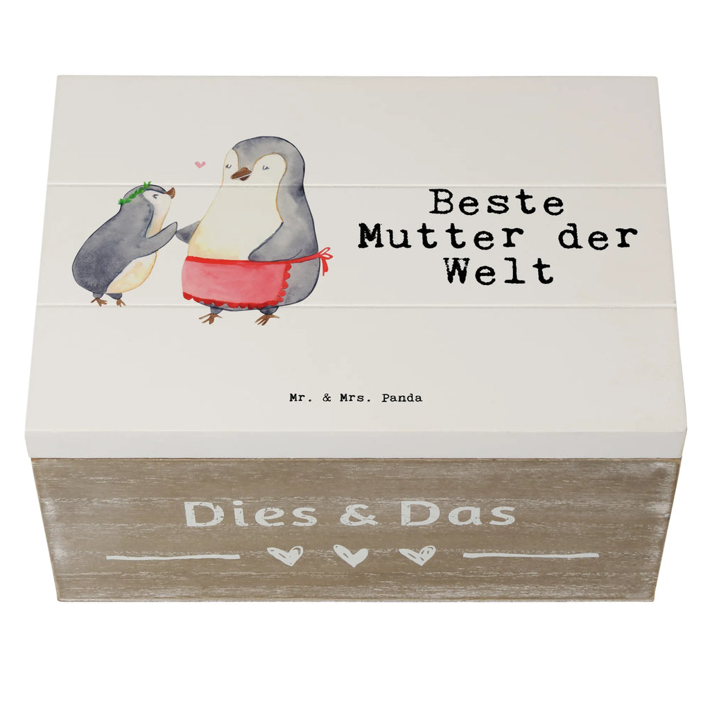 Holzkiste Pinguin Beste Mutter der Welt Holzkiste, Kiste, Schatzkiste, Truhe, Schatulle, XXL, Erinnerungsbox, Erinnerungskiste, Dekokiste, Aufbewahrungsbox, Geschenkbox, Geschenkdose, für, Dankeschön, Geschenk, Schenken, Geburtstag, Geburtstagsgeschenk, Geschenkidee, Danke, Bedanken, Mitbringsel, Freude machen, Geschenktipp, Mama, Mami, Mutter, Muttertag, Mutti, Ma, Tochter, Sohn, Beste Mama, Beste, Supermama