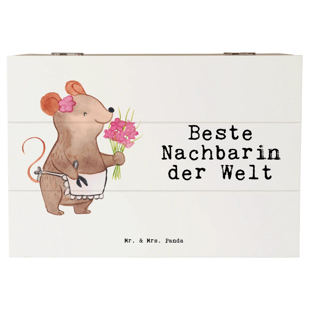 Holzkiste Maus Beste Nachbarin der Welt Holzkiste, Kiste, Schatzkiste, Truhe, Schatulle, XXL, Erinnerungsbox, Erinnerungskiste, Dekokiste, Aufbewahrungsbox, Geschenkbox, Geschenkdose, für, Dankeschön, Geschenk, Schenken, Geburtstag, Geburtstagsgeschenk, Geschenkidee, Danke, Bedanken, Mitbringsel, Freude machen, Geschenktipp, Nachbarin, Nachbarn, Nachbarschaft, Freundin, Angrenzer, Anwohnerin, Bewohnerin, Freundschaft