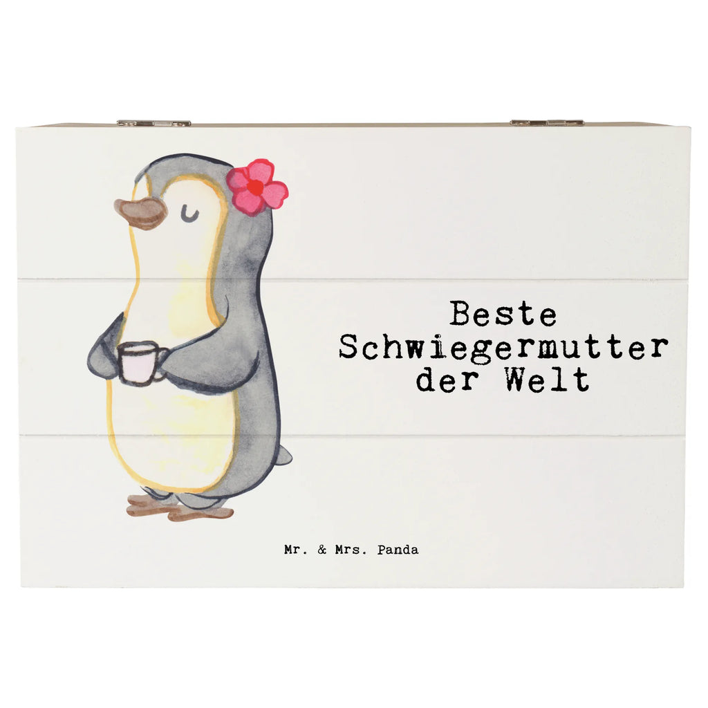 Holzkiste Pinguin Beste Schwiegermutter der Welt Holzkiste, Kiste, Schatzkiste, Truhe, Schatulle, XXL, Erinnerungsbox, Erinnerungskiste, Dekokiste, Aufbewahrungsbox, Geschenkbox, Geschenkdose, für, Dankeschön, Geschenk, Schenken, Geburtstag, Geburtstagsgeschenk, Geschenkidee, Danke, Bedanken, Mitbringsel, Freude machen, Geschenktipp, Schwiegermutter, Schwiegermama, Schwiegereltern, Mama, Mutter, Mutter des Ehepartners, angeheiratet