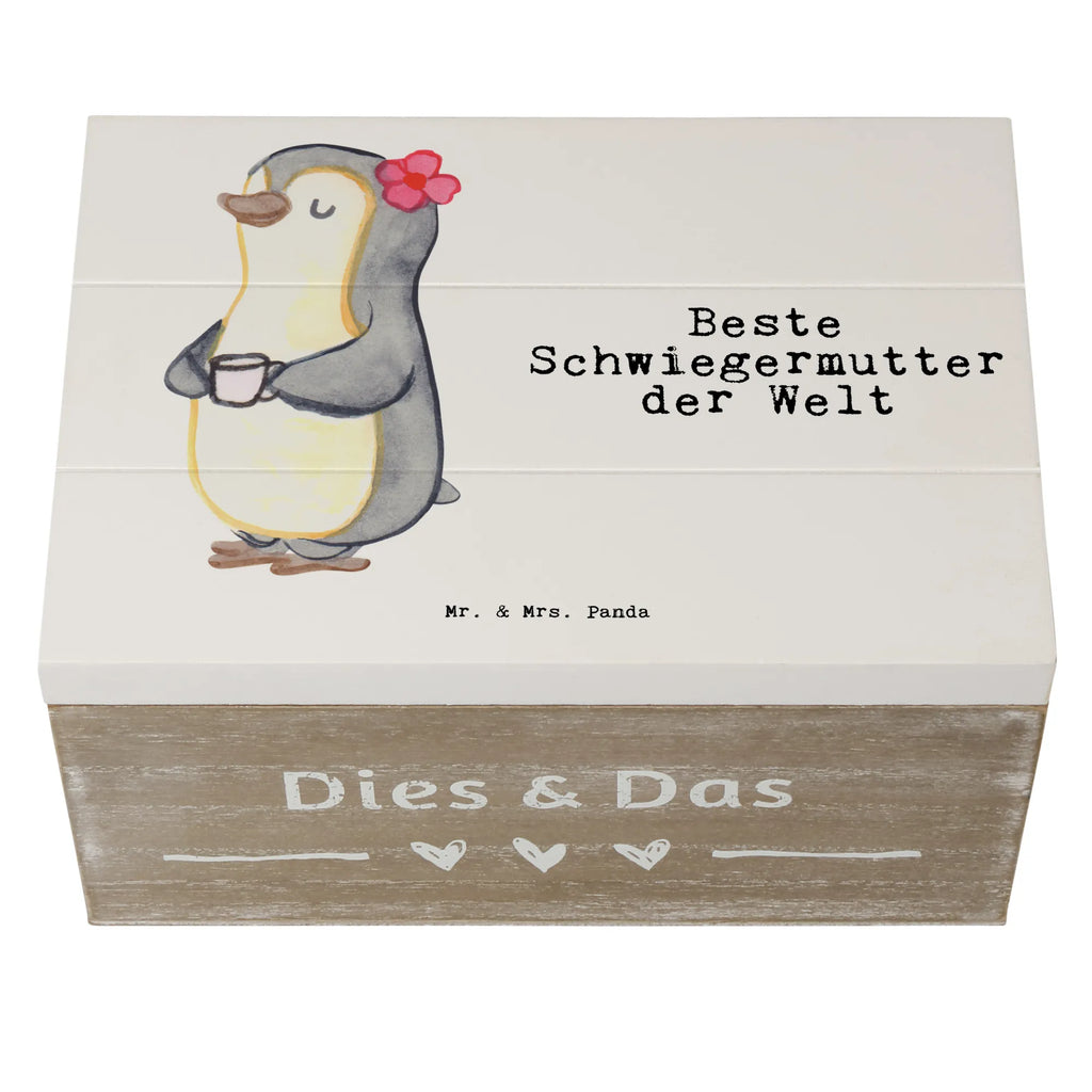 Holzkiste Pinguin Beste Schwiegermutter der Welt Holzkiste, Kiste, Schatzkiste, Truhe, Schatulle, XXL, Erinnerungsbox, Erinnerungskiste, Dekokiste, Aufbewahrungsbox, Geschenkbox, Geschenkdose, für, Dankeschön, Geschenk, Schenken, Geburtstag, Geburtstagsgeschenk, Geschenkidee, Danke, Bedanken, Mitbringsel, Freude machen, Geschenktipp, Schwiegermutter, Schwiegermama, Schwiegereltern, Mama, Mutter, Mutter des Ehepartners, angeheiratet