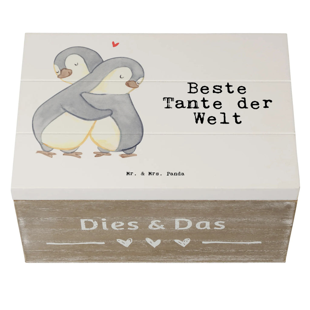 Holzkiste Pinguin Beste Tante der Welt Holzkiste, Kiste, Schatzkiste, Truhe, Schatulle, XXL, Erinnerungsbox, Erinnerungskiste, Dekokiste, Aufbewahrungsbox, Geschenkbox, Geschenkdose, für, Dankeschön, Geschenk, Schenken, Geburtstag, Geburtstagsgeschenk, Geschenkidee, Danke, Bedanken, Mitbringsel, Freude machen, Geschenktipp, Tante, Patentante, Paten Tante, Lieblingstante, Taufpartner, Taufe, Familie, Kleinigkeit, Nichte, Neffe