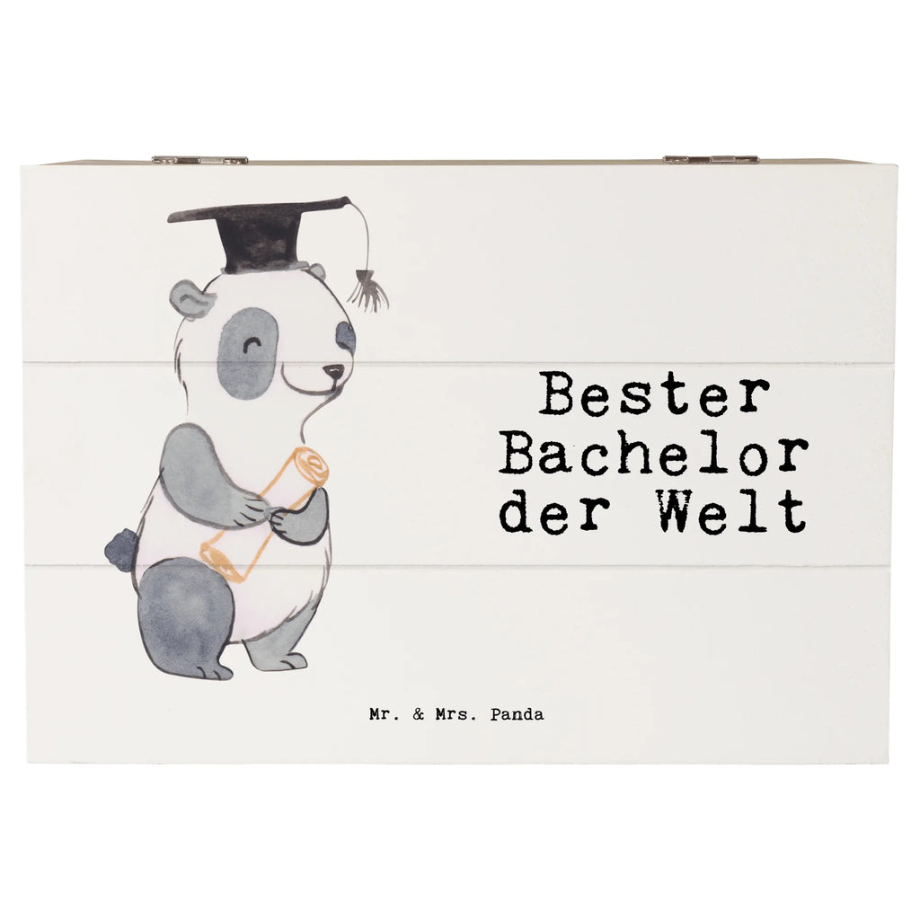 Holzkiste Panda Bester Bachelor der Welt Holzkiste, Kiste, Schatzkiste, Truhe, Schatulle, XXL, Erinnerungsbox, Erinnerungskiste, Dekokiste, Aufbewahrungsbox, Geschenkbox, Geschenkdose, für, Dankeschön, Geschenk, Schenken, Geburtstag, Geburtstagsgeschenk, Geschenkidee, Danke, Bedanken, Mitbringsel, Freude machen, Geschenktipp, Bachelor, Student, Studium, Sohn, Spaß, Musterschüler, lustig, Studienabschluss, witzig, Universität, Abschluss, Alumni, Uni, Studenten, Hochschule