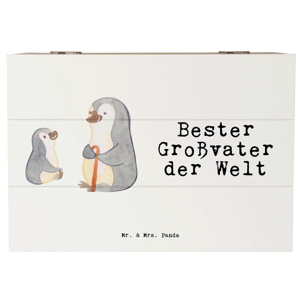 Holzkiste Pinguin Bester Großvater der Welt Holzkiste, Kiste, Schatzkiste, Truhe, Schatulle, XXL, Erinnerungsbox, Erinnerungskiste, Dekokiste, Aufbewahrungsbox, Geschenkbox, Geschenkdose, für, Dankeschön, Geschenk, Schenken, Geburtstag, Geburtstagsgeschenk, Geschenkidee, Danke, Bedanken, Mitbringsel, Freude machen, Geschenktipp, Großvater, Grossvater, Opa, Opi. Großpapa, Großeltern, Enkel, Enkelin, Enkelkind, Kleinigkeit, Oppa, Oppi, Bester