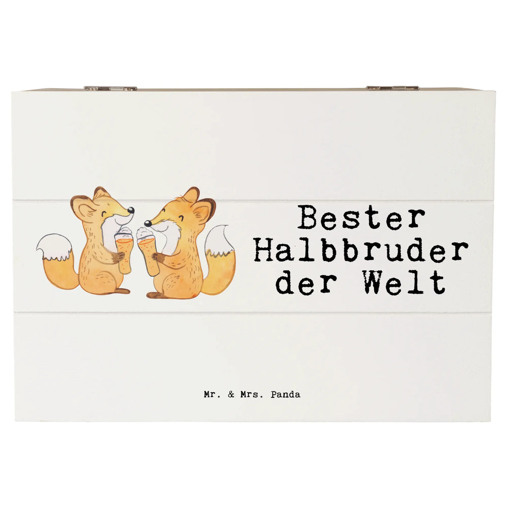 Holzkiste Fuchs Bester Halbbruder der Welt Holzkiste, Kiste, Schatzkiste, Truhe, Schatulle, XXL, Erinnerungsbox, Erinnerungskiste, Dekokiste, Aufbewahrungsbox, Geschenkbox, Geschenkdose, für, Dankeschön, Geschenk, Schenken, Geburtstag, Geburtstagsgeschenk, Geschenkidee, Danke, Bedanken, Mitbringsel, Freude machen, Geschenktipp, Halbbruder, Stiefbruder, Stief, Stiefgeschwister, Bruder, Brudi, Geschwister, Bruderherz, Schwester, Familie, Kleinigkeit, Brother, Bester, Sohn