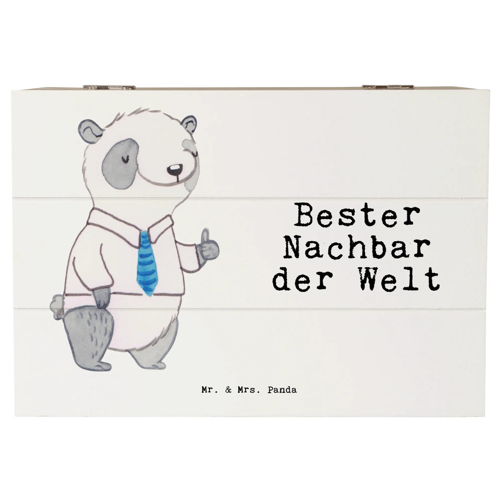 Holzkiste Panda Bester Nachbar der Welt Holzkiste, Kiste, Schatzkiste, Truhe, Schatulle, XXL, Erinnerungsbox, Erinnerungskiste, Dekokiste, Aufbewahrungsbox, Geschenkbox, Geschenkdose, für, Dankeschön, Geschenk, Schenken, Geburtstag, Geburtstagsgeschenk, Geschenkidee, Danke, Bedanken, Mitbringsel, Freude machen, Geschenktipp, Nachbar, Nachbarn, Nachbarschaft, Freund, Angrenzer, Anwohner, Bewohner, Freundschaft