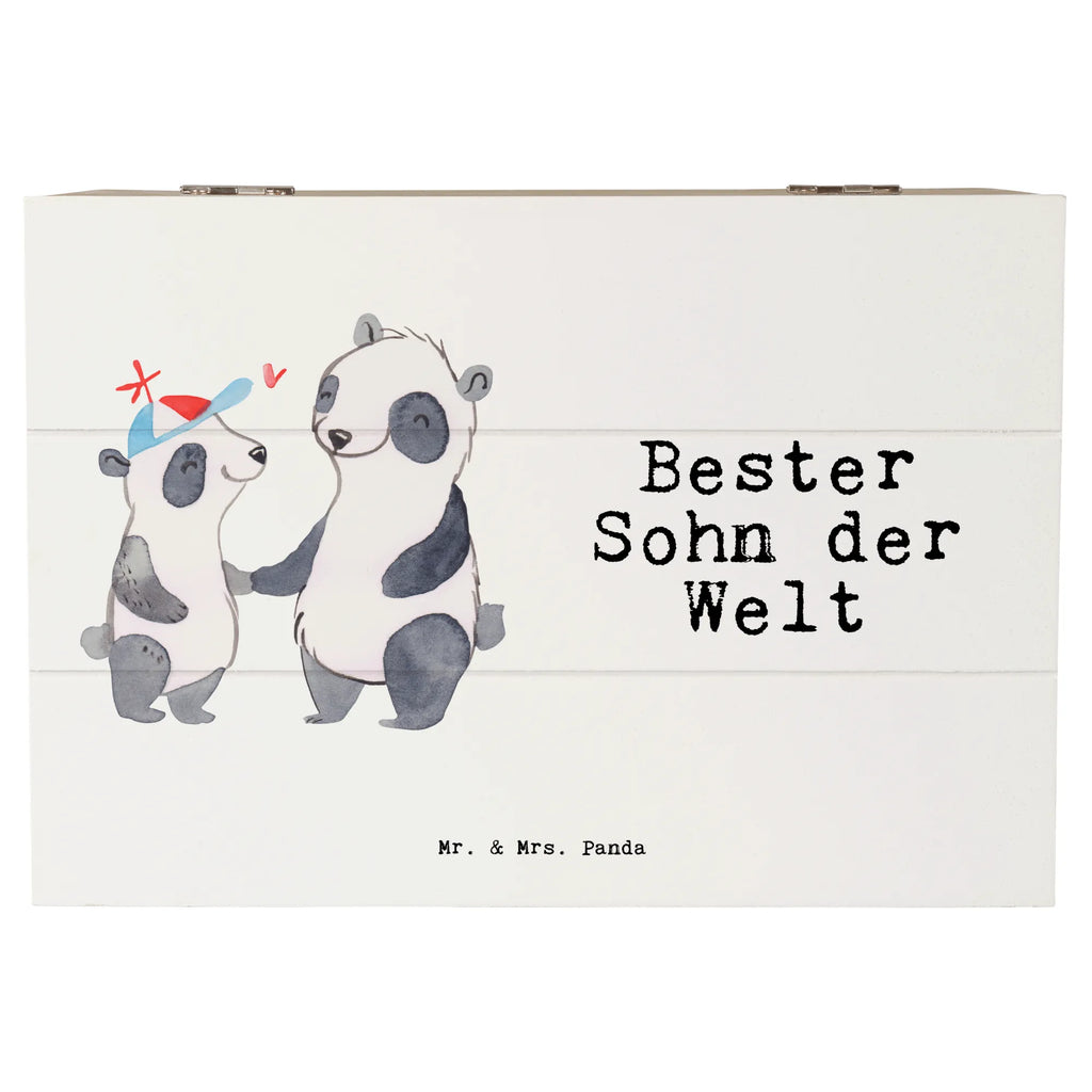 Holzkiste Panda Bester Sohn der Welt Holzkiste, Kiste, Schatzkiste, Truhe, Schatulle, XXL, Erinnerungsbox, Erinnerungskiste, Dekokiste, Aufbewahrungsbox, Geschenkbox, Geschenkdose, für, Dankeschön, Geschenk, Schenken, Geburtstag, Geburtstagsgeschenk, Geschenkidee, Danke, Bedanken, Mitbringsel, Freude machen, Geschenktipp, Sohn, Sohnemann, Söhnchen, Bube, Bub, Nachwuchs, Nachkomme, Kind, Familie, Vater, Belohnung