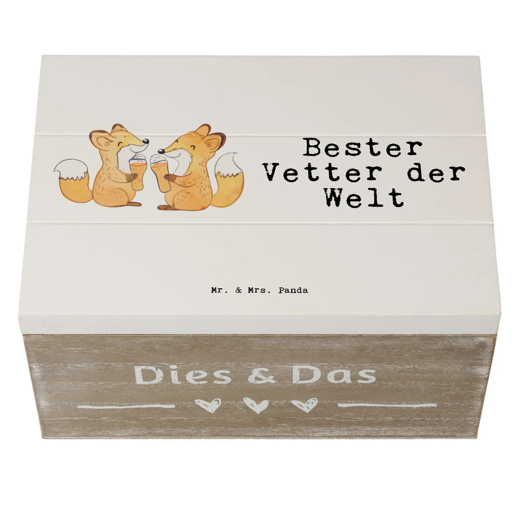 Holzkiste Fuchs Bester Vetter der Welt Holzkiste, Kiste, Schatzkiste, Truhe, Schatulle, XXL, Erinnerungsbox, Erinnerungskiste, Dekokiste, Aufbewahrungsbox, Geschenkbox, Geschenkdose, für, Dankeschön, Geschenk, Schenken, Geburtstag, Geburtstagsgeschenk, Geschenkidee, Danke, Bedanken, Mitbringsel, Freude machen, Geschenktipp, Vetter, Cousin, Kousin, Sohn von Onkel, Sohn von Tante, Familie, Verwandtschaft, Cousine