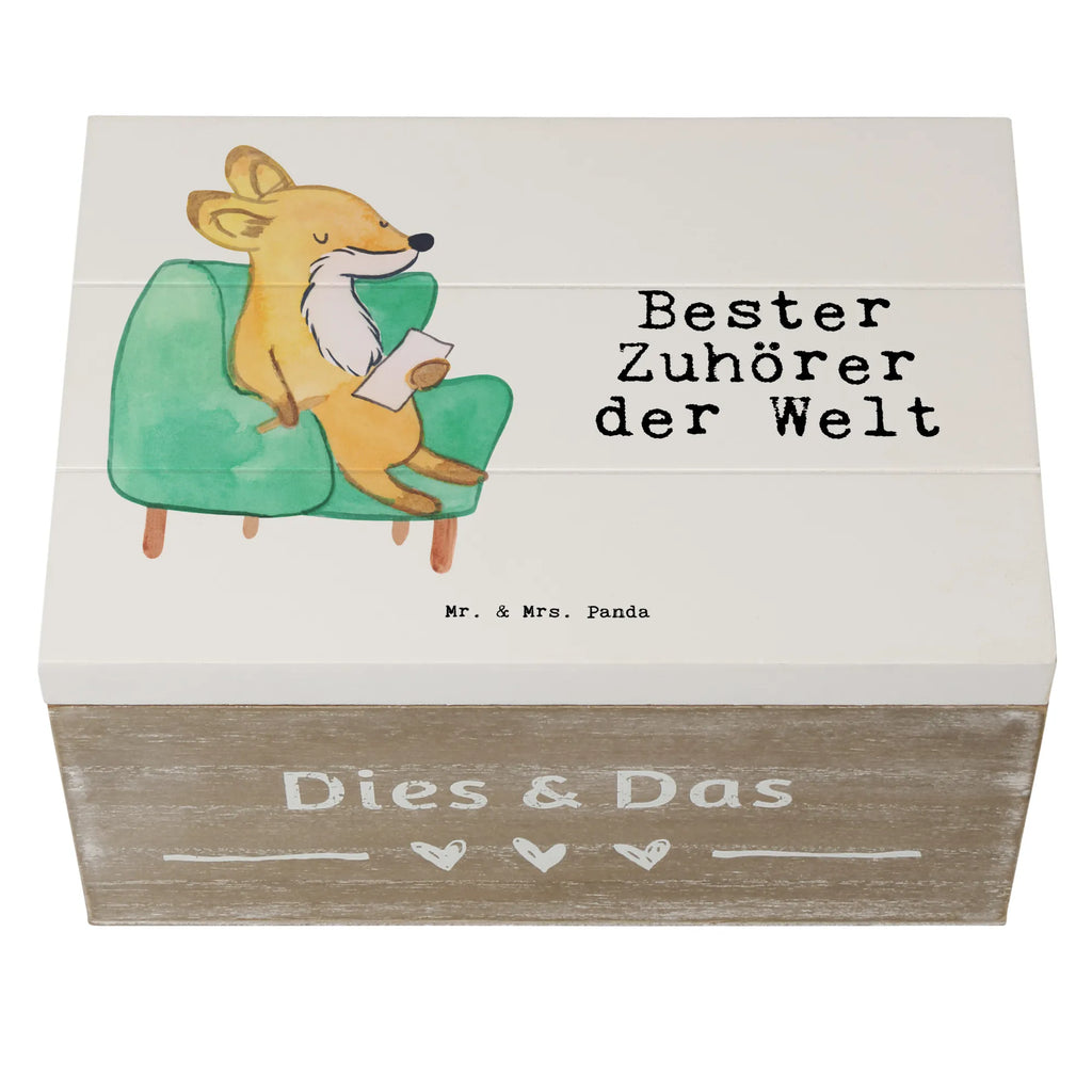 Holzkiste Fuchs Bester Zuhörer der Welt Holzkiste, Kiste, Schatzkiste, Truhe, Schatulle, XXL, Erinnerungsbox, Erinnerungskiste, Dekokiste, Aufbewahrungsbox, Geschenkbox, Geschenkdose, für, Dankeschön, Geschenk, Schenken, Geburtstag, Geburtstagsgeschenk, Geschenkidee, Danke, Bedanken, Mitbringsel, Freude machen, Geschenktipp, Zuhörer, Freund, Freundin, offenes Ohr, Hilfsbereit, Hilfe