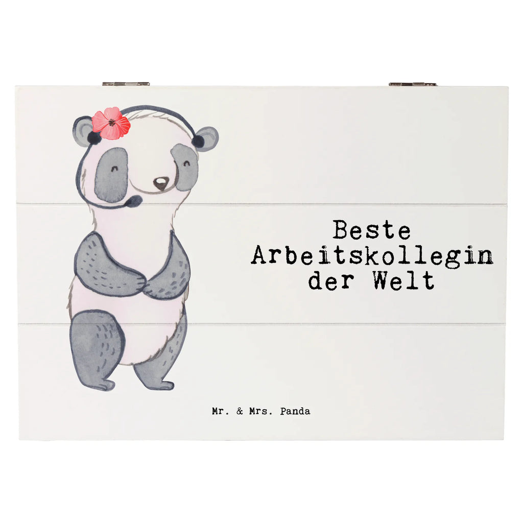 Holzkiste Panda Beste Arbeitskollegin der Welt Holzkiste, Kiste, Schatzkiste, Truhe, Schatulle, XXL, Erinnerungsbox, Erinnerungskiste, Dekokiste, Aufbewahrungsbox, Geschenkbox, Geschenkdose, für, Dankeschön, Geschenk, Schenken, Geburtstag, Geburtstagsgeschenk, Geschenkidee, Danke, Bedanken, Mitbringsel, Freude machen, Geschenktipp, Arbeitskollegin, Kollegin, Freundin, Büro, Abschiedsgeschenk, Ruhestand, Arbeit, Mitarbeiterin, Berufsgenossin, Beruf