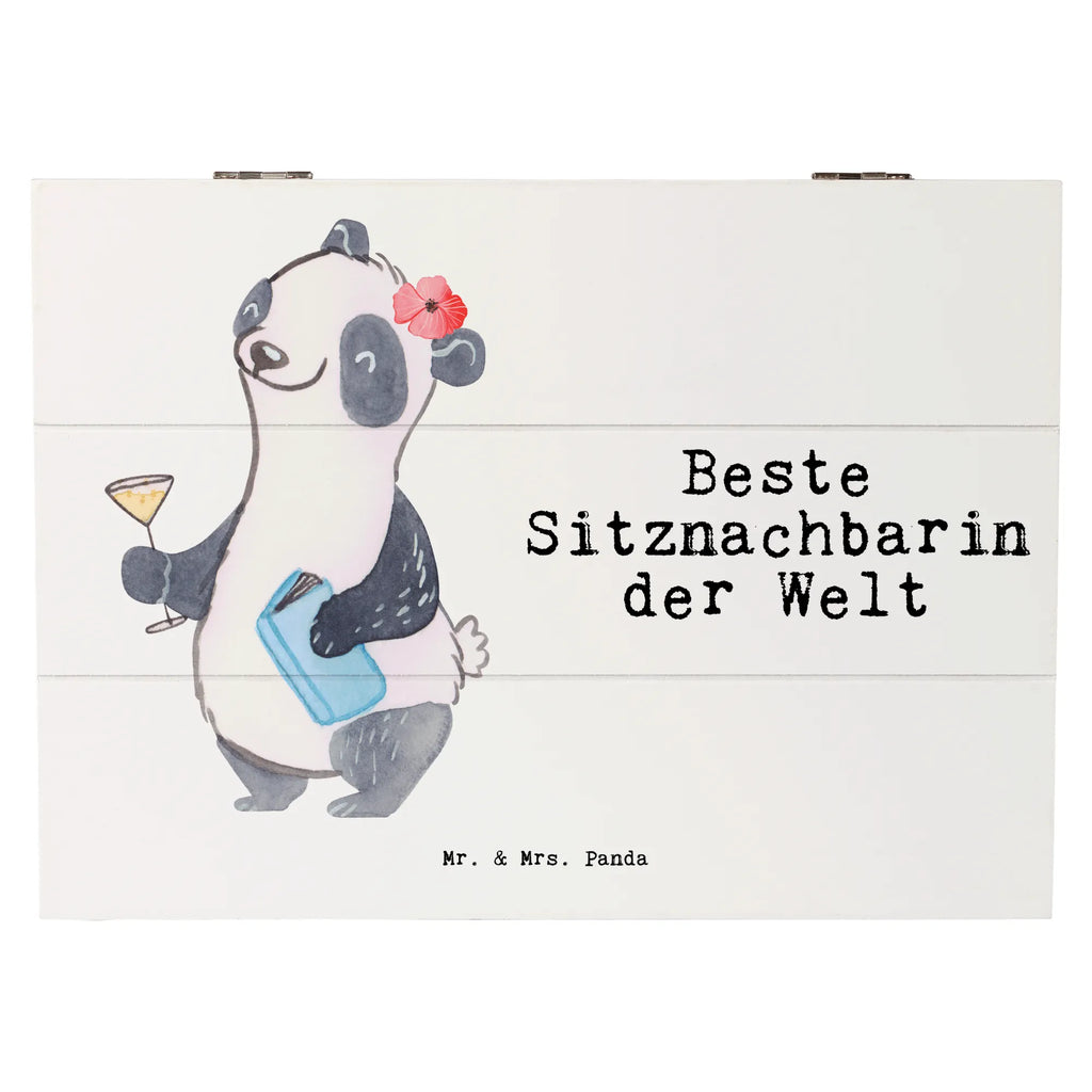 Holzkiste Panda Beste Sitznachbarin der Welt Holzkiste, Kiste, Schatzkiste, Truhe, Schatulle, XXL, Erinnerungsbox, Erinnerungskiste, Dekokiste, Aufbewahrungsbox, Geschenkbox, Geschenkdose, für, Dankeschön, Geschenk, Schenken, Geburtstag, Geburtstagsgeschenk, Geschenkidee, Danke, Bedanken, Mitbringsel, Freude machen, Geschenktipp, Sitznachbarin, Stuhlnachbar, Mitschülerin, Nachbarin, Uni, Universität, Seminar, Kommilitone, Tischnachbar, Schule, Mitstudentin, Hochschule, Beste Sitznachbarin der Welt, Weltbeste Sitznachbarin