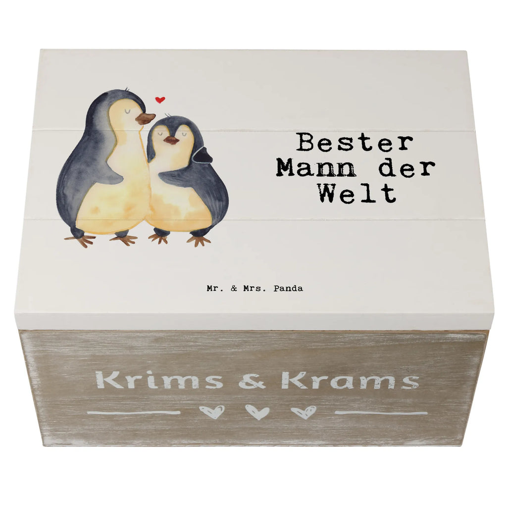 Holzkiste Pinguin Bester Mann der Welt Holzkiste, Kiste, Schatzkiste, Truhe, Schatulle, XXL, Erinnerungsbox, Erinnerungskiste, Dekokiste, Aufbewahrungsbox, Geschenkbox, Geschenkdose, für, Dankeschön, Geschenk, Schenken, Geburtstag, Geburtstagsgeschenk, Geschenkidee, Danke, Bedanken, Mitbringsel, Freude machen, Geschenktipp, Ehemann, Beste, Mann, Partner, Freund, Traummann, Liebling, Ehepartner, Ehe, Gatte, Lebensgefährte, Bräutigam, Kleinigkeit