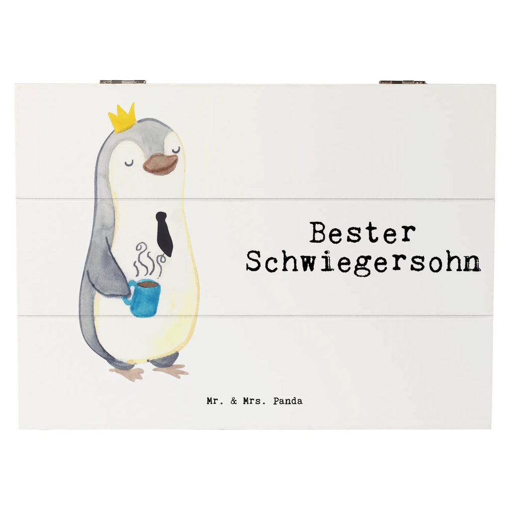 Holzkiste Pinguin Bester Schwiegersohn Holzkiste, Kiste, Schatzkiste, Truhe, Schatulle, XXL, Erinnerungsbox, Erinnerungskiste, Dekokiste, Aufbewahrungsbox, Geschenkbox, Geschenkdose, für, Dankeschön, Geschenk, Schenken, Geburtstag, Geburtstagsgeschenk, Geschenkidee, Danke, Bedanken, Mitbringsel, Freude machen, Geschenktipp, Schwiegersohn, Tochter, Ehefrau des Sohns, Frau, angeheiratet, Hochzeit, Heirat