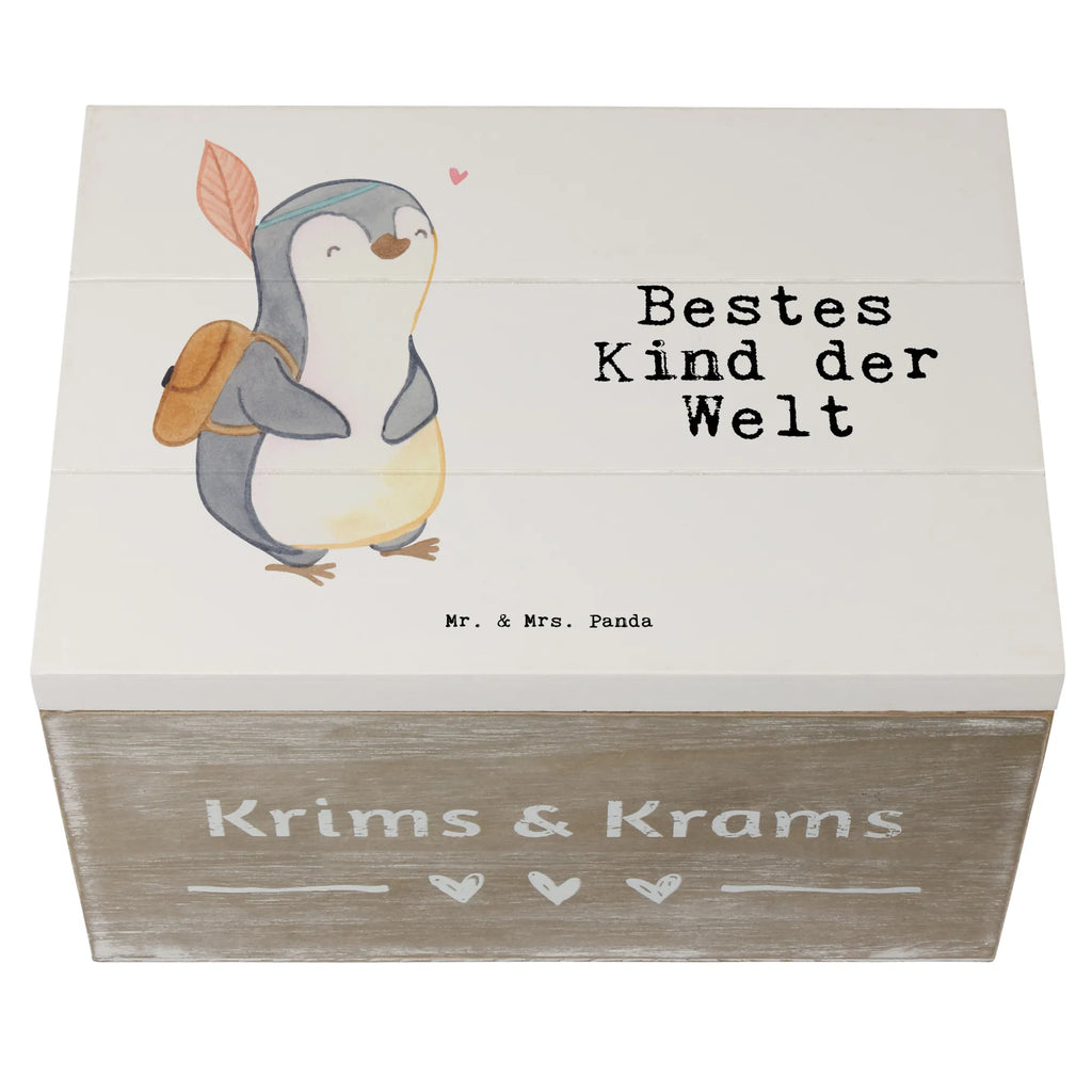 Holzkiste Pinguin Bestes Kind der Welt Holzkiste, Kiste, Schatzkiste, Truhe, Schatulle, XXL, Erinnerungsbox, Erinnerungskiste, Dekokiste, Aufbewahrungsbox, Geschenkbox, Geschenkdose, für, Dankeschön, Geschenk, Schenken, Geburtstag, Geburtstagsgeschenk, Geschenkidee, Danke, Bedanken, Mitbringsel, Freude machen, Geschenktipp, Kinder, Kind, Kid, Kids, Kiddy, Bestes, Tochter, Sohn, Nachwuchs, Geburt, Liebling, Taufe