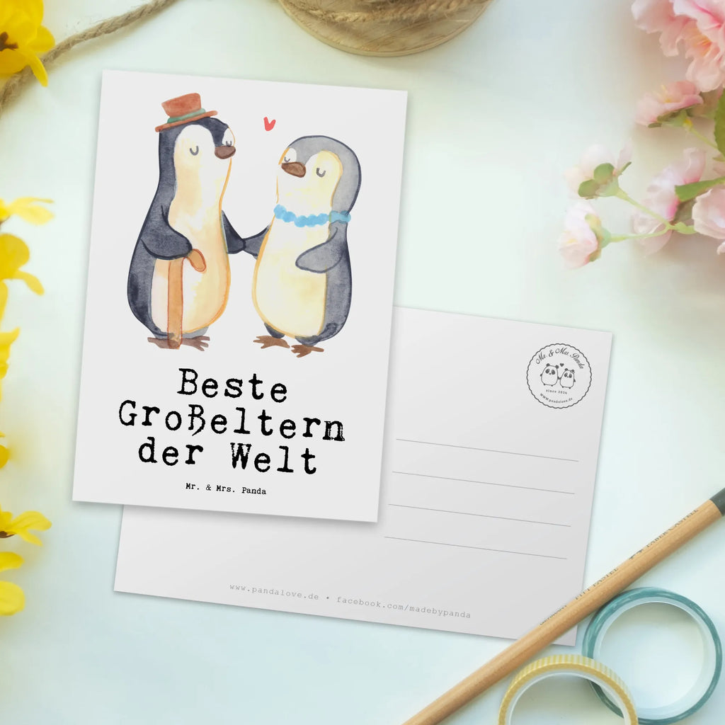 Postkarte Pinguin Beste Großeltern der Welt Postkarte, Karte, Geschenkkarte, Grußkarte, Einladung, Ansichtskarte, Geburtstagskarte, Einladungskarte, Dankeskarte, Ansichtskarten, Einladung Geburtstag, Einladungskarten Geburtstag, für, Dankeschön, Geschenk, Schenken, Geburtstag, Geburtstagsgeschenk, Geschenkidee, Danke, Bedanken, Mitbringsel, Freude machen, Geschenktipp, Großeltern, Grosseltern, Großmutter, Großvater, Opa, Omi, Oma, Opi. Großpapa, Großmama, Enkel, Enkelin, Enkelkind, Kleinigkeit, Omma, Ommi, Oppa, Oppi, Bester