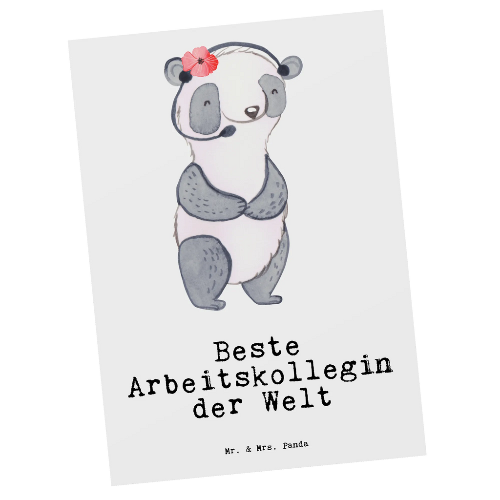 Postkarte Panda Beste Arbeitskollegin der Welt Postkarte, Karte, Geschenkkarte, Grußkarte, Einladung, Ansichtskarte, Geburtstagskarte, Einladungskarte, Dankeskarte, Ansichtskarten, Einladung Geburtstag, Einladungskarten Geburtstag, für, Dankeschön, Geschenk, Schenken, Geburtstag, Geburtstagsgeschenk, Geschenkidee, Danke, Bedanken, Mitbringsel, Freude machen, Geschenktipp, Arbeitskollegin, Kollegin, Freundin, Büro, Abschiedsgeschenk, Ruhestand, Arbeit, Mitarbeiterin, Berufsgenossin, Beruf