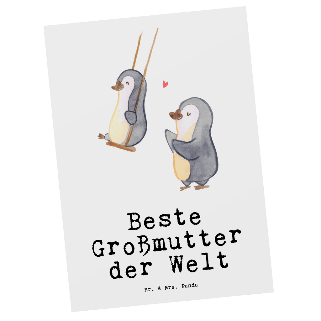 Postkarte Pinguin Beste Großmutter der Welt Postkarte, Karte, Geschenkkarte, Grußkarte, Einladung, Ansichtskarte, Geburtstagskarte, Einladungskarte, Dankeskarte, Ansichtskarten, Einladung Geburtstag, Einladungskarten Geburtstag, für, Dankeschön, Geschenk, Schenken, Geburtstag, Geburtstagsgeschenk, Geschenkidee, Danke, Bedanken, Mitbringsel, Freude machen, Geschenktipp, Großmutter, Omi, Oma, Oma geworden, Grosseltern