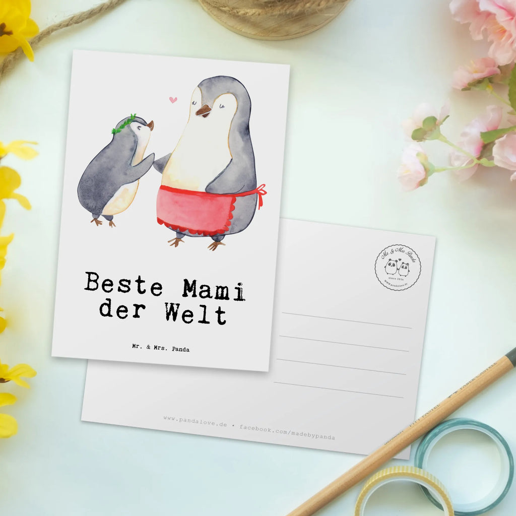 Postkarte Pinguin Beste Mami der Welt Postkarte, Karte, Geschenkkarte, Grußkarte, Einladung, Ansichtskarte, Geburtstagskarte, Einladungskarte, Dankeskarte, Ansichtskarten, Einladung Geburtstag, Einladungskarten Geburtstag, für, Dankeschön, Geschenk, Schenken, Geburtstag, Geburtstagsgeschenk, Geschenkidee, Danke, Bedanken, Mitbringsel, Freude machen, Geschenktipp, Mama, Mami, Mutter, Muttertag, Mutti, Ma, Tochter, Sohn, Beste Mama, Beste, Supermama