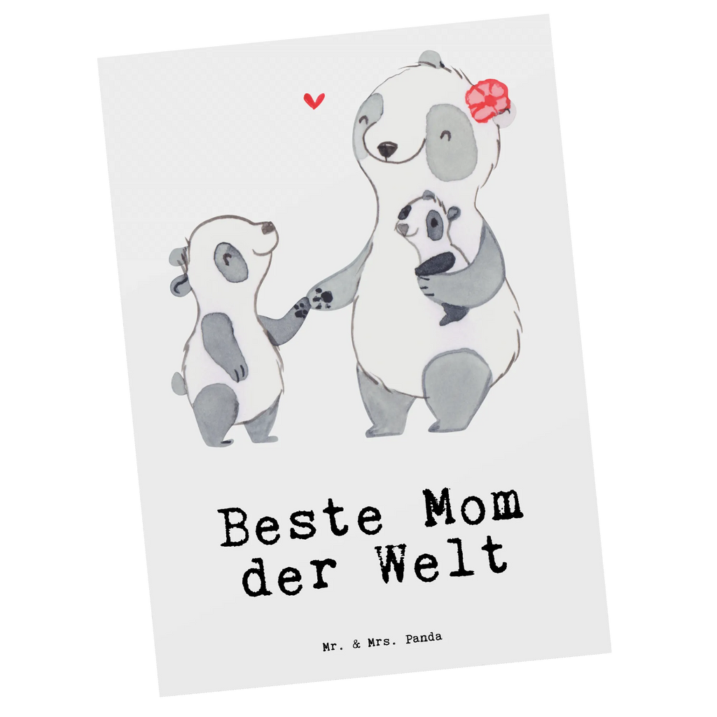 Postkarte Panda Beste Mom der Welt Postkarte, Karte, Geschenkkarte, Grußkarte, Einladung, Ansichtskarte, Geburtstagskarte, Einladungskarte, Dankeskarte, Ansichtskarten, Einladung Geburtstag, Einladungskarten Geburtstag, für, Dankeschön, Geschenk, Schenken, Geburtstag, Geburtstagsgeschenk, Geschenkidee, Danke, Bedanken, Mitbringsel, Freude machen, Geschenktipp, Mom, Mommy, Mama, Mami, Mutter, Muttertag, Mutti, Ma, Tochter, Sohn, Beste Mama, Beste, Supermama