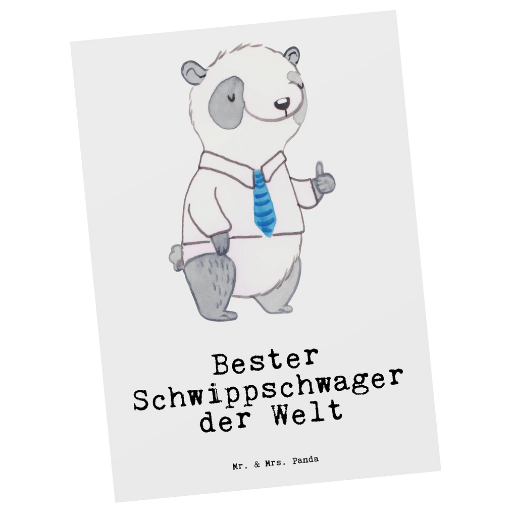 Postkarte Panda Bester Schwippschwager der Welt Postkarte, Karte, Geschenkkarte, Grußkarte, Einladung, Ansichtskarte, Geburtstagskarte, Einladungskarte, Dankeskarte, Ansichtskarten, Einladung Geburtstag, Einladungskarten Geburtstag, für, Dankeschön, Geschenk, Schenken, Geburtstag, Geburtstagsgeschenk, Geschenkidee, Danke, Bedanken, Mitbringsel, Freude machen, Geschenktipp, Schwippschwager, Schwibschwager, Schwipschwager, Schwager, Schwager des Ehepartners, Familie, Verwandtschaft, angeheiratet