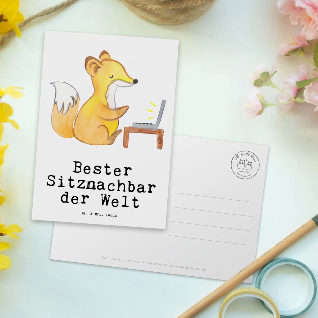 Postkarte Fuchs Bester Sitznachbar der Welt Postkarte, Karte, Geschenkkarte, Grußkarte, Einladung, Ansichtskarte, Geburtstagskarte, Einladungskarte, Dankeskarte, Ansichtskarten, Einladung Geburtstag, Einladungskarten Geburtstag, für, Dankeschön, Geschenk, Schenken, Geburtstag, Geburtstagsgeschenk, Geschenkidee, Danke, Bedanken, Mitbringsel, Freude machen, Geschenktipp, Sitznachbar, Stuhlnachbar, Nachbar, Uni, Universität, Seminar, Kommilitone, Tischnachbar, Schule, Mitschüler, Mitstudent, Hochschule